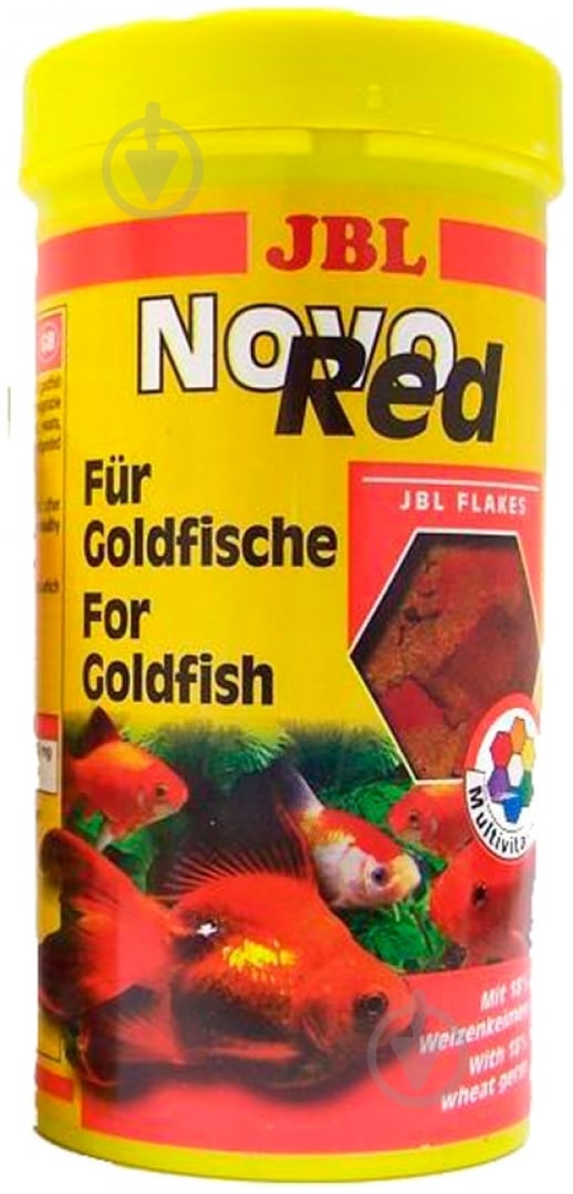 Корм JBL® Novo Red 250 мл злаки - фото 1 Корм JBL® Novo Red 250 мл злаки - фото 1