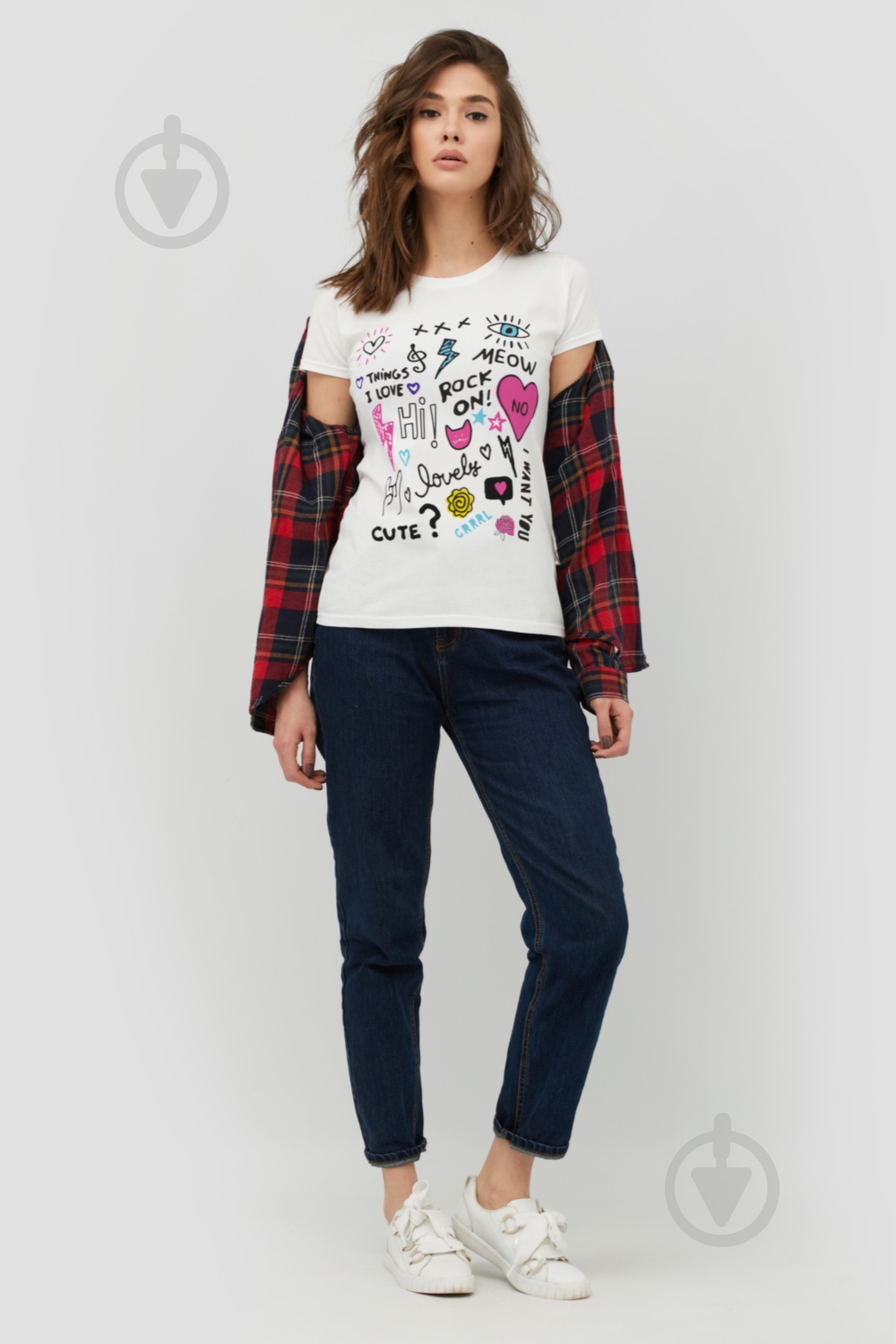 Футболка YAPPI Basic WW1008 р.S белый - фото 2 Футболка YAPPI Basic WW1008 р.S белый - фото 2