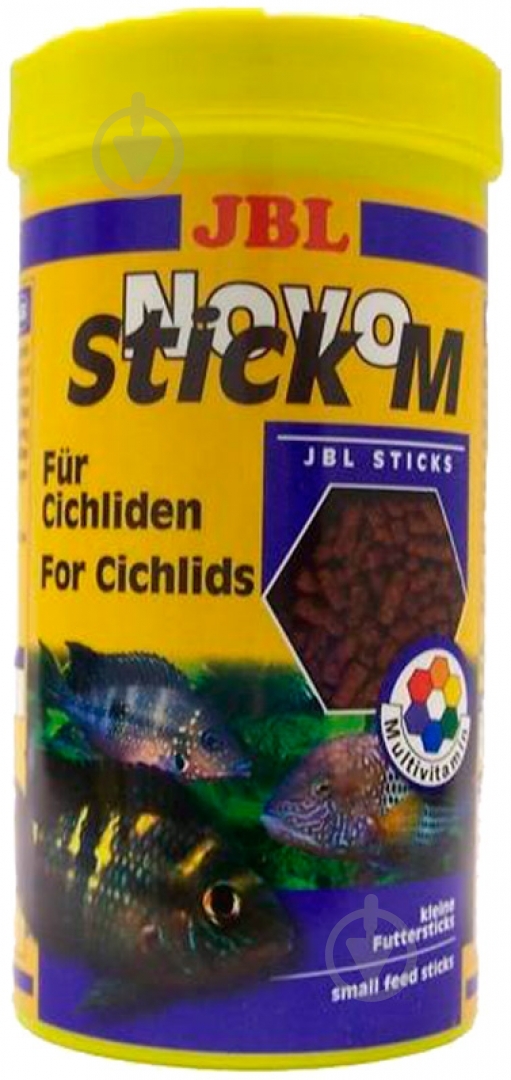 Корм JBL® Novo Stick M 1 л (рыба и рыбные побочные продукты) - фото 1