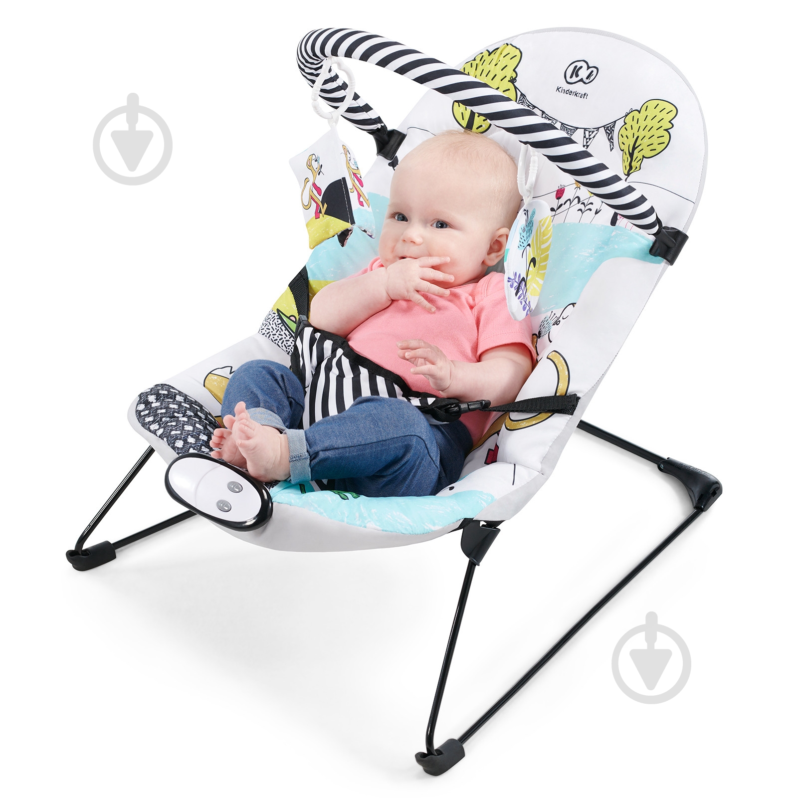 Шезлонг Kinderkraft качалка Smartfun KKLSMRTFUN0000 - фото 12