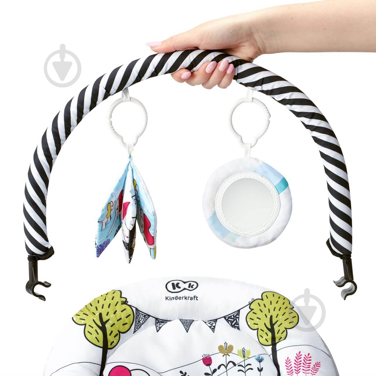 Шезлонг Kinderkraft качалка Smartfun KKLSMRTFUN0000 - фото 9