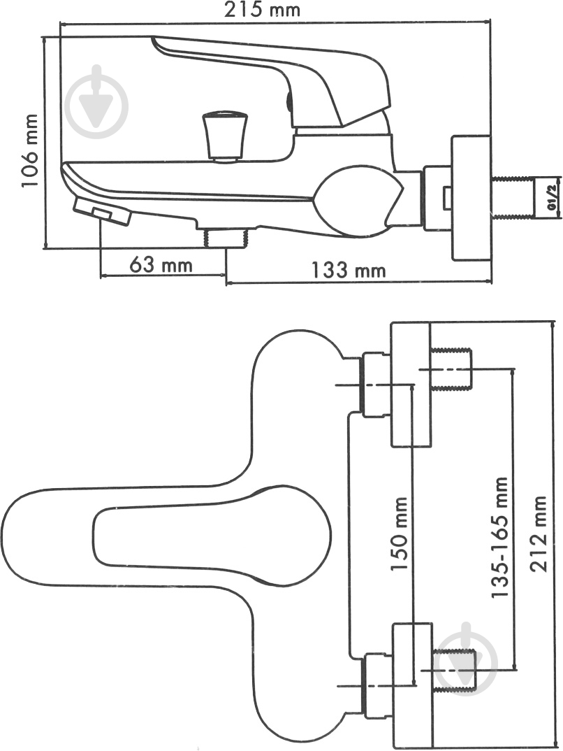 Смеситель для ванны ScandiSPA Edda - фото 3