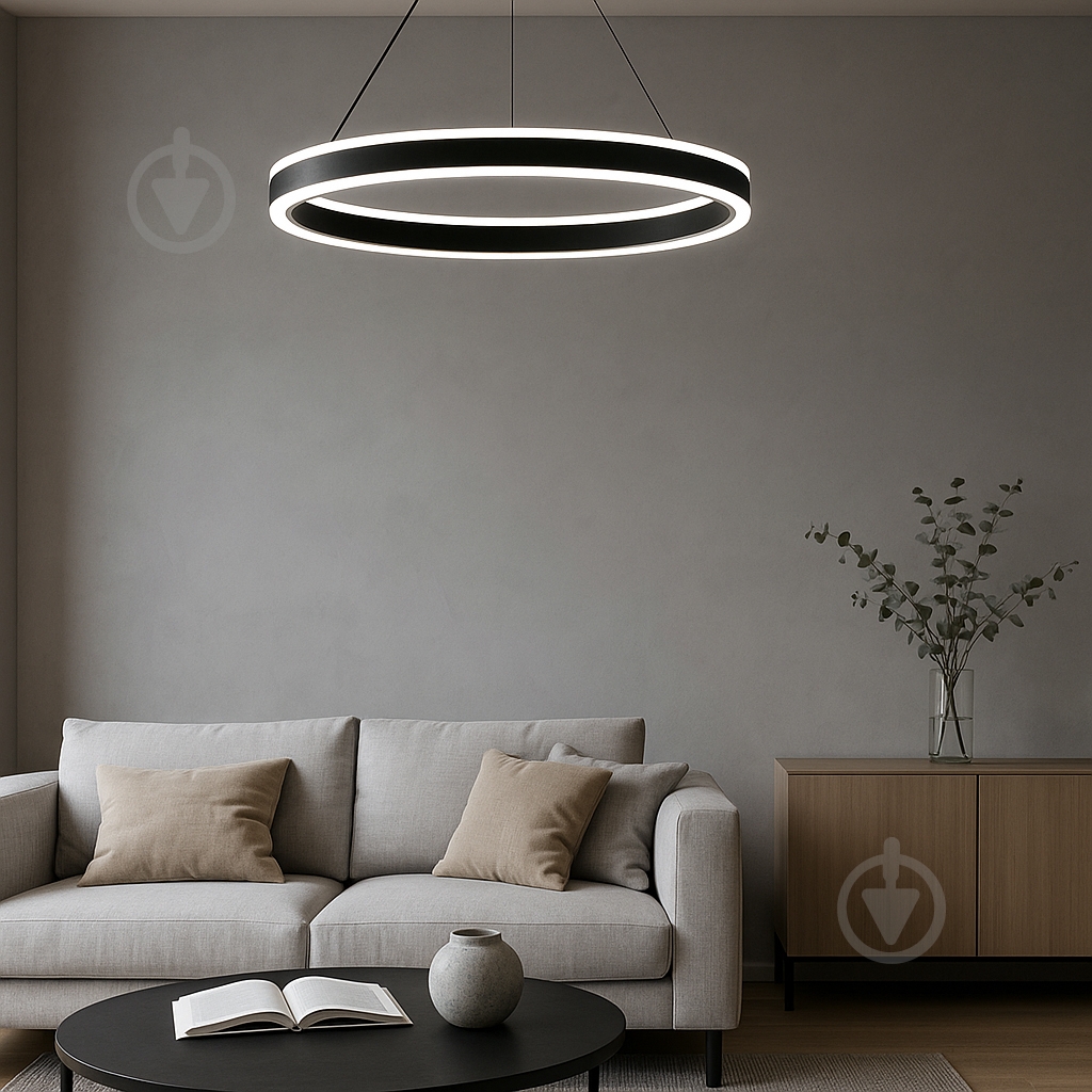 Світильник підвісний LIGHT SET VERBA LED PL 5012 70 Вт чорний - фото 2 Світильник підвісний LIGHT SET VERBA LED PL 5012 70 Вт чорний - фото 2