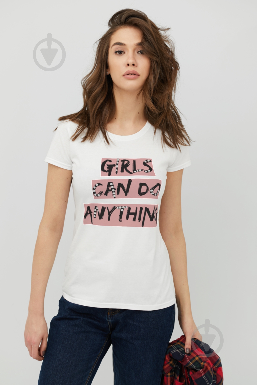 Футболка YAPPI Basic WW1015 р.L белый - фото 1 Футболка YAPPI Basic WW1015 р.L белый - фото 1