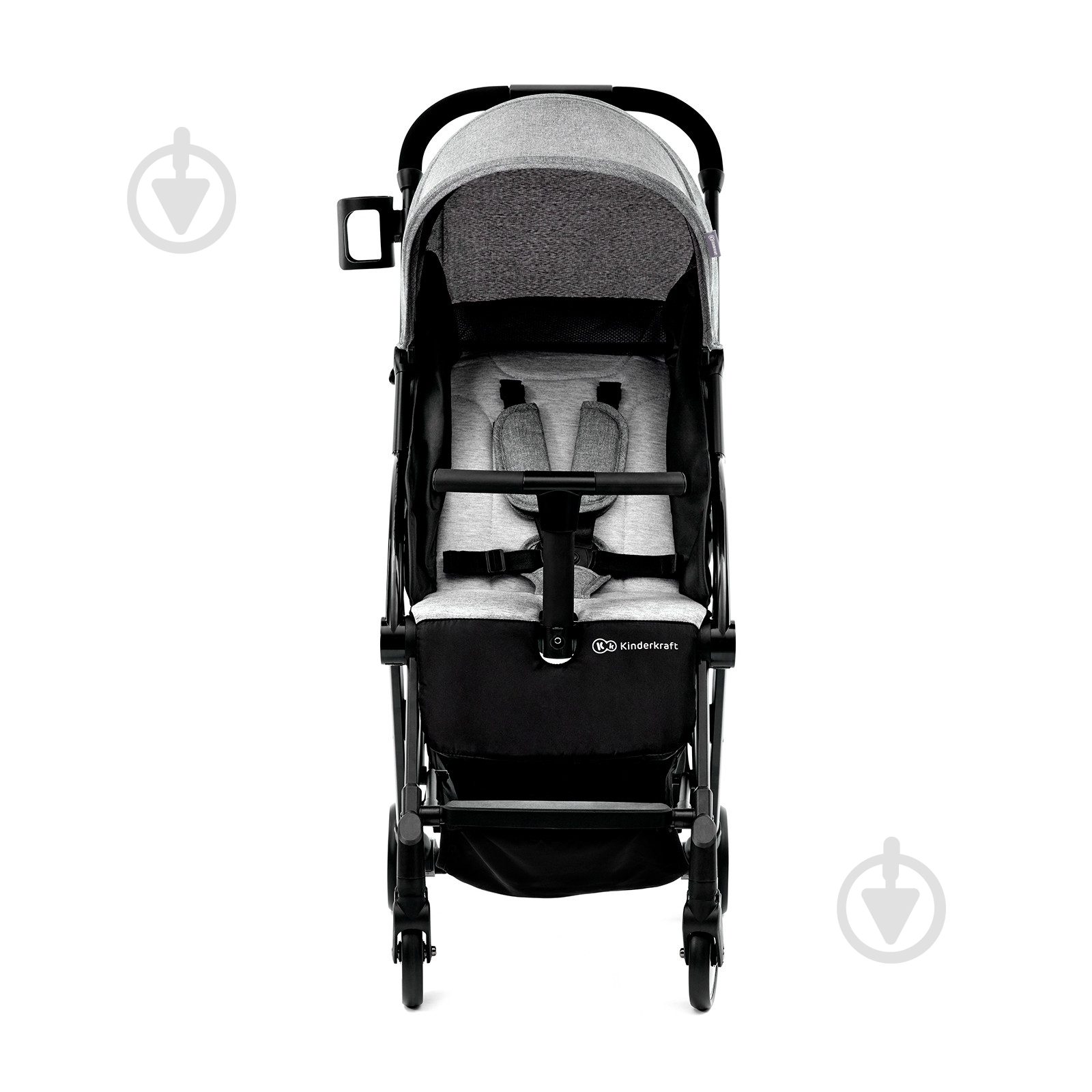 Коляска прогулочная Kinderkraft Pilot серая - фото 3 Коляска прогулочная Kinderkraft Pilot серая - фото 3