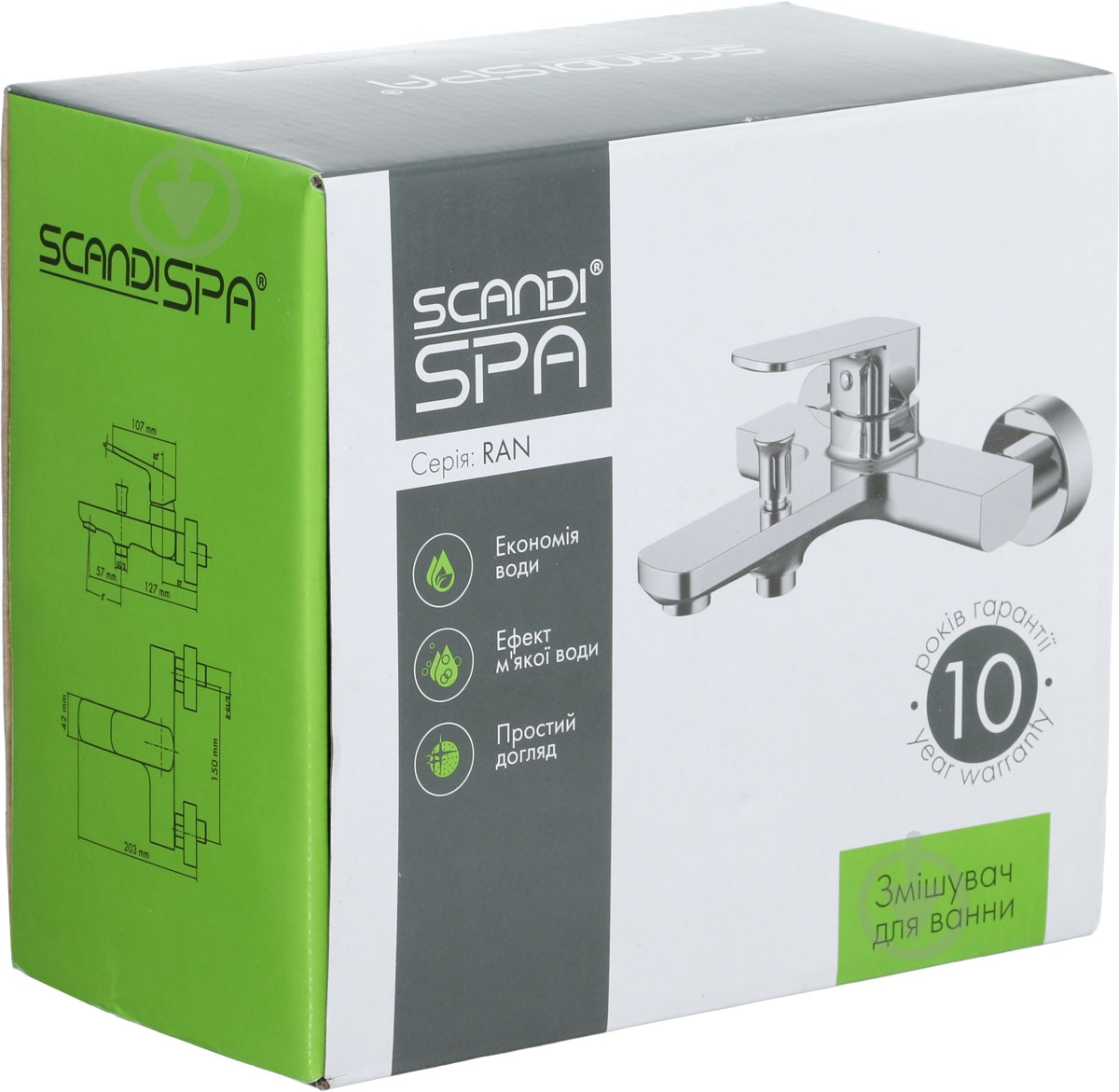 Смеситель для ванны ScandiSPA Ran FF35310-2 - фото 2 Смеситель для ванны ScandiSPA Ran FF35310-2 - фото 2