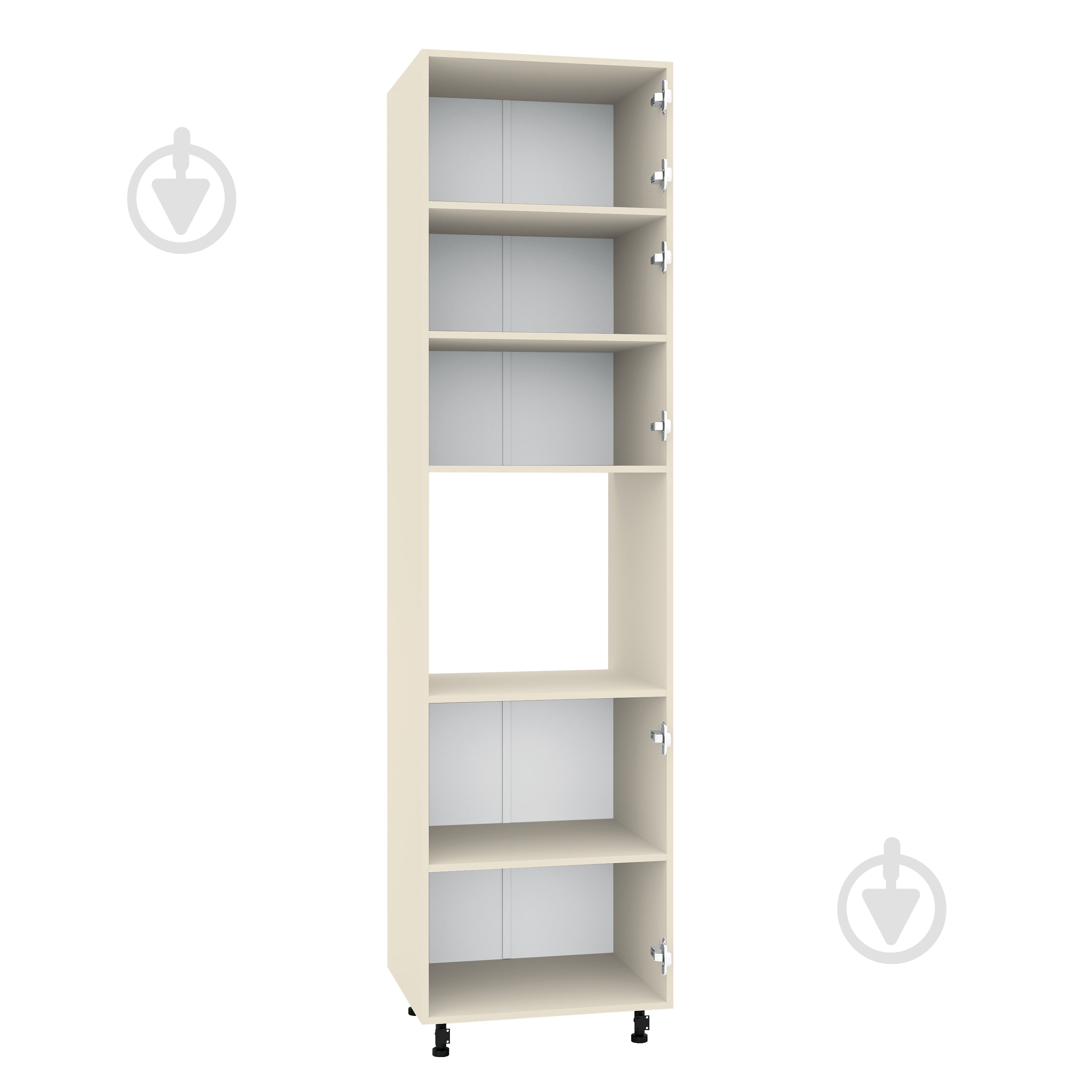 Шкаф под духовку LuxeForm 600x2360x560 мм крем - фото 1 Шкаф под духовку LuxeForm 600x2360x560 мм крем - фото 1