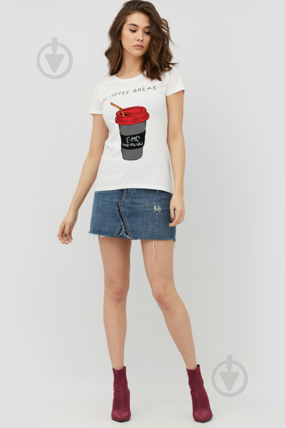 Футболка YAPPI Basic WW1024 р.XL белый - фото 2 Футболка YAPPI Basic WW1024 р.XL белый - фото 2