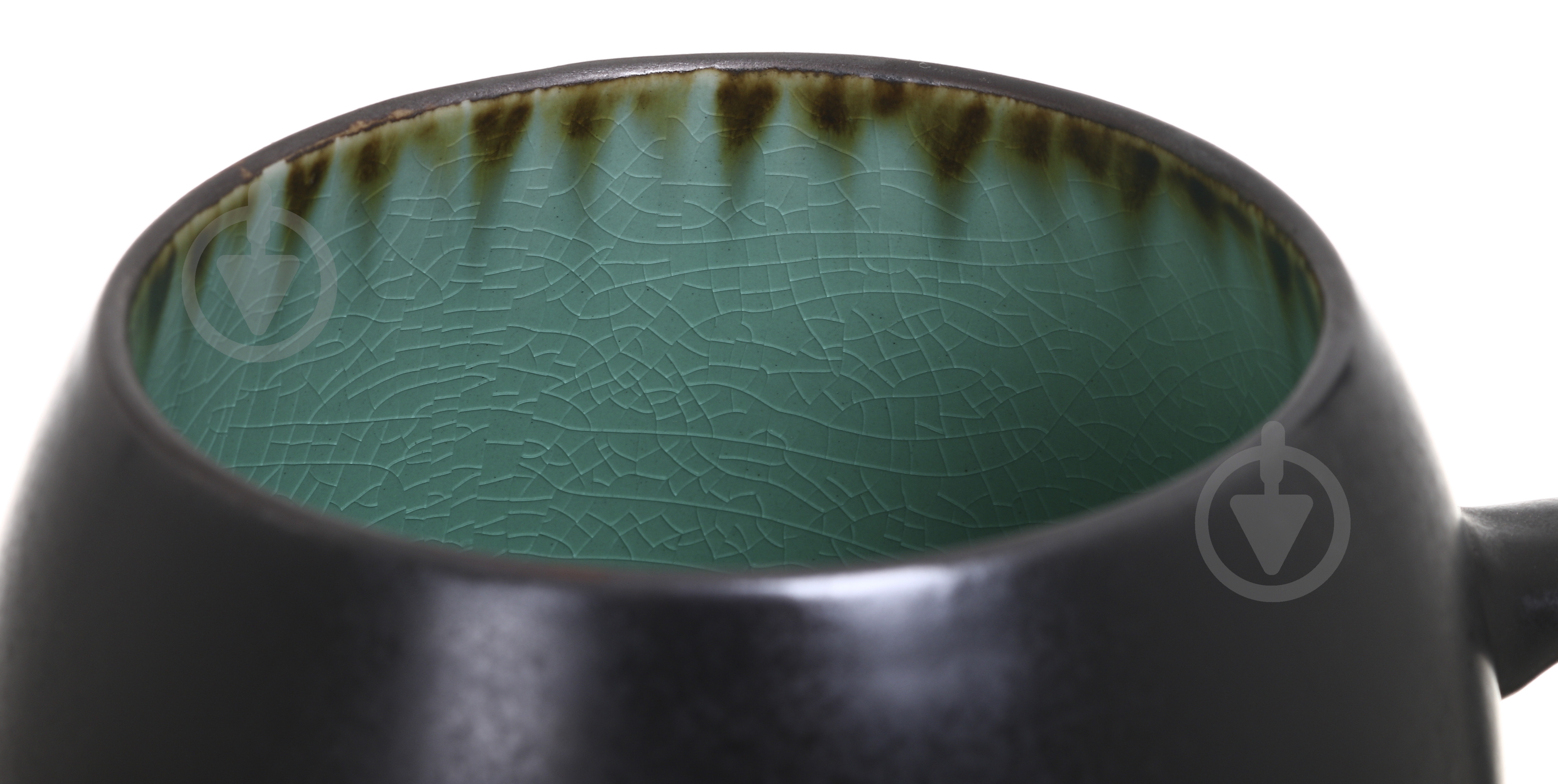 Чашка Bella Vita Glaze Green 460 мл 2 сорт - фото 3