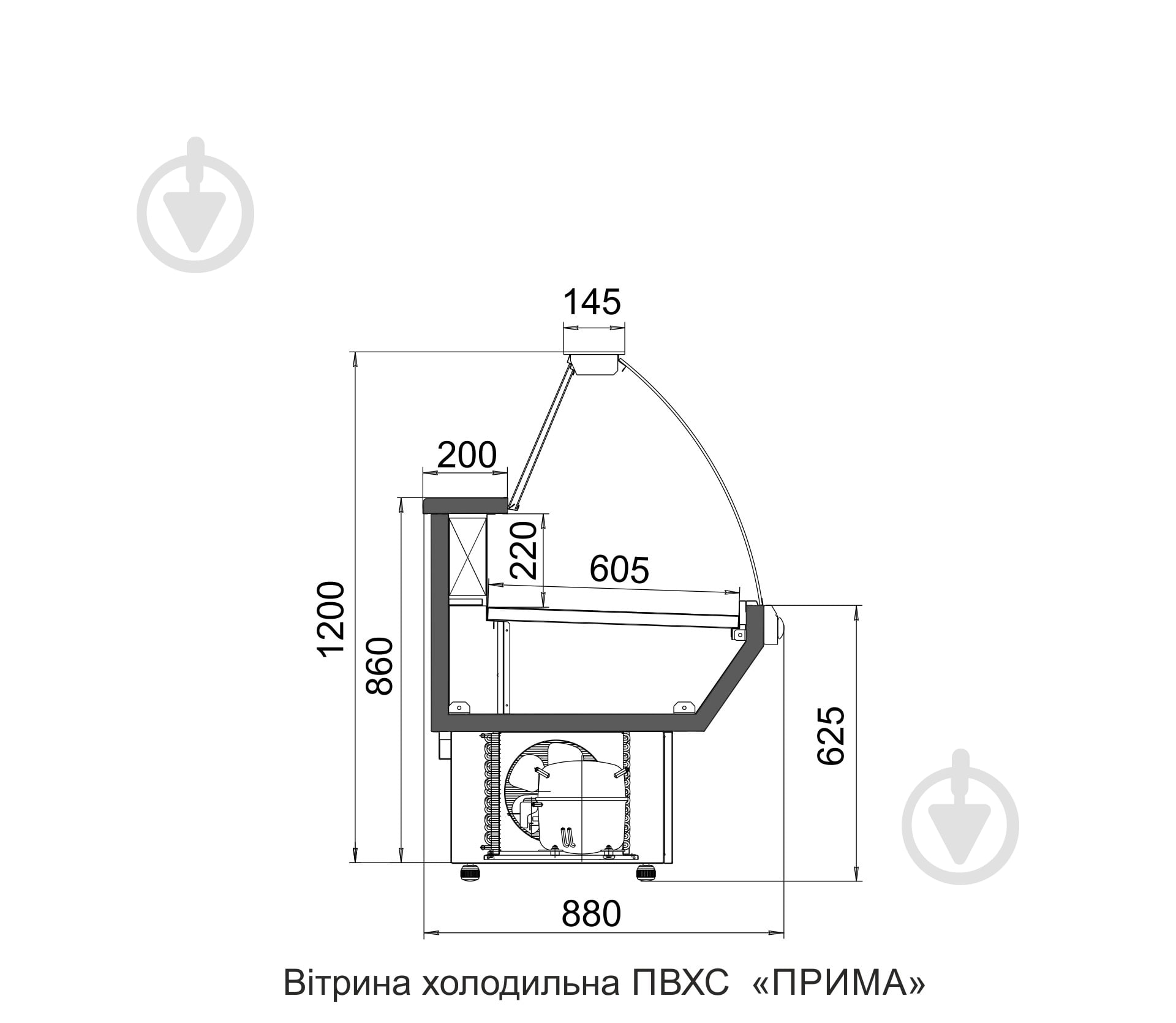 Холодильная витрина Технохолод Прима - фото 3