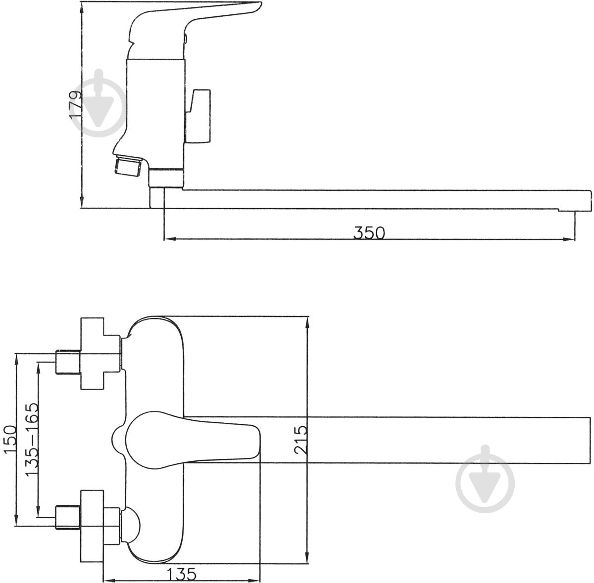 Смеситель для ванны ScandiSPA Edda FF4071-22 - фото 3