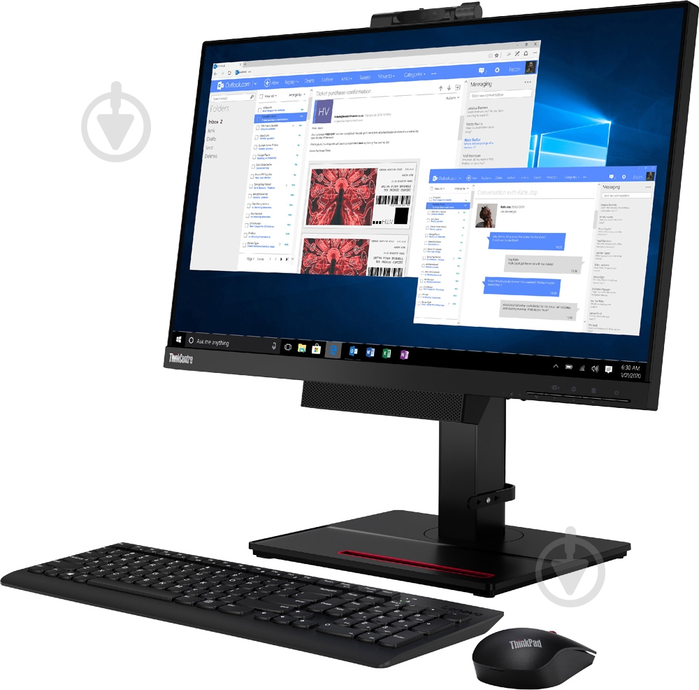 Монитор Lenovo ThinkCentre Tiny-In-One 23,8" (11GEPAT1UA) - фото 8