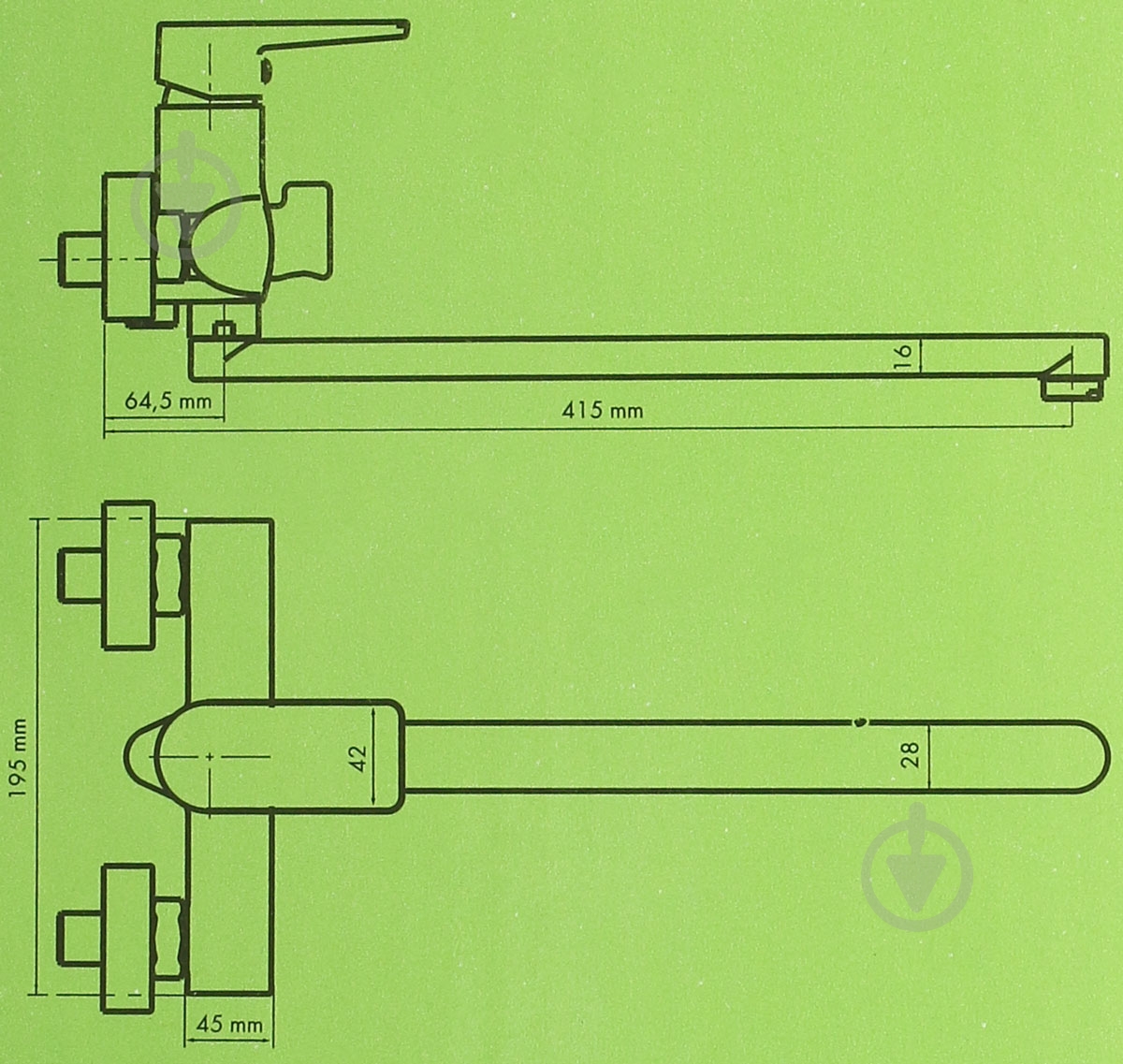 Смеситель для ванны ScandiSPA FF35219-22 - фото 3 Смеситель для ванны ScandiSPA FF35219-22 - фото 3