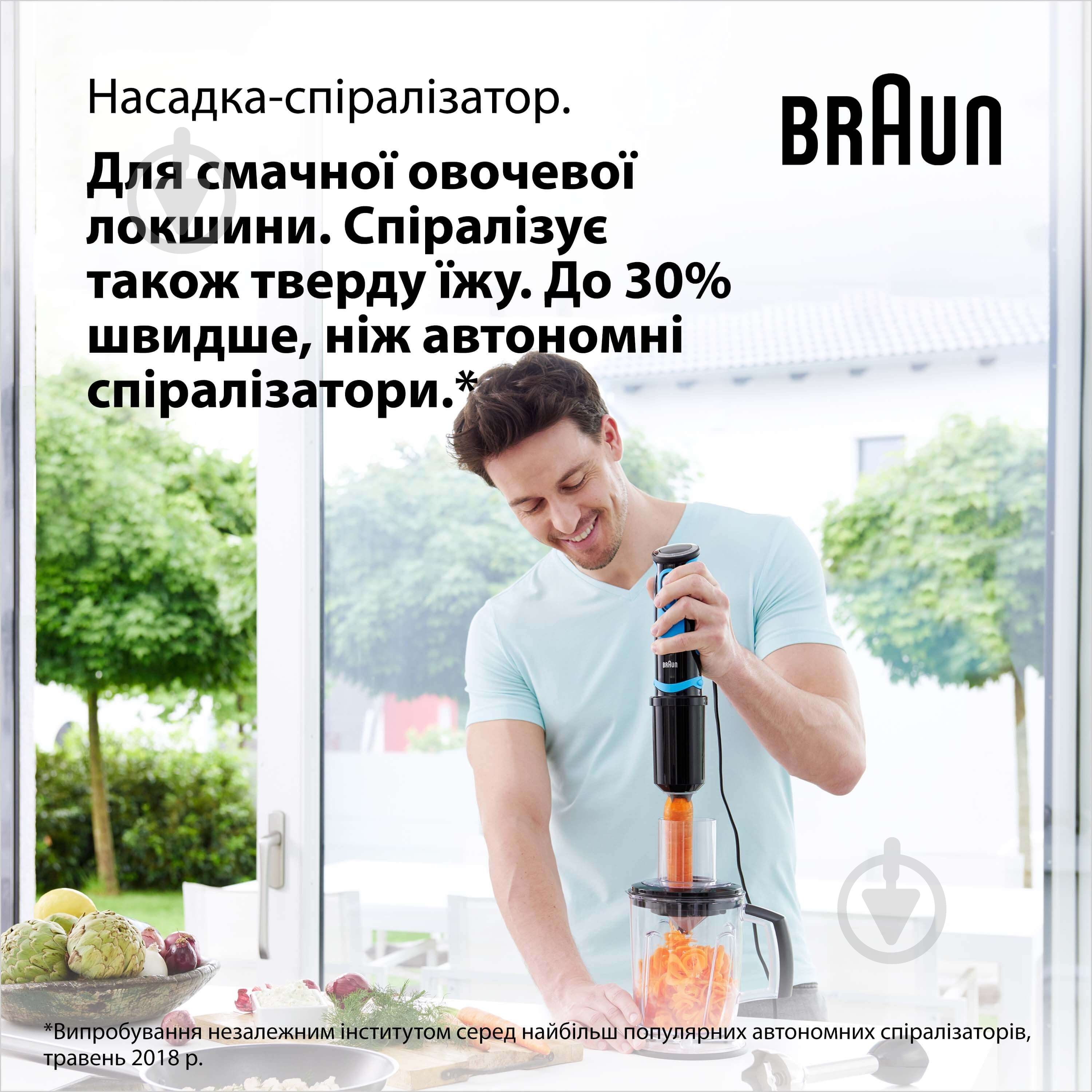 Блендер заглибний Braun MQ 5264 BK - фото 5