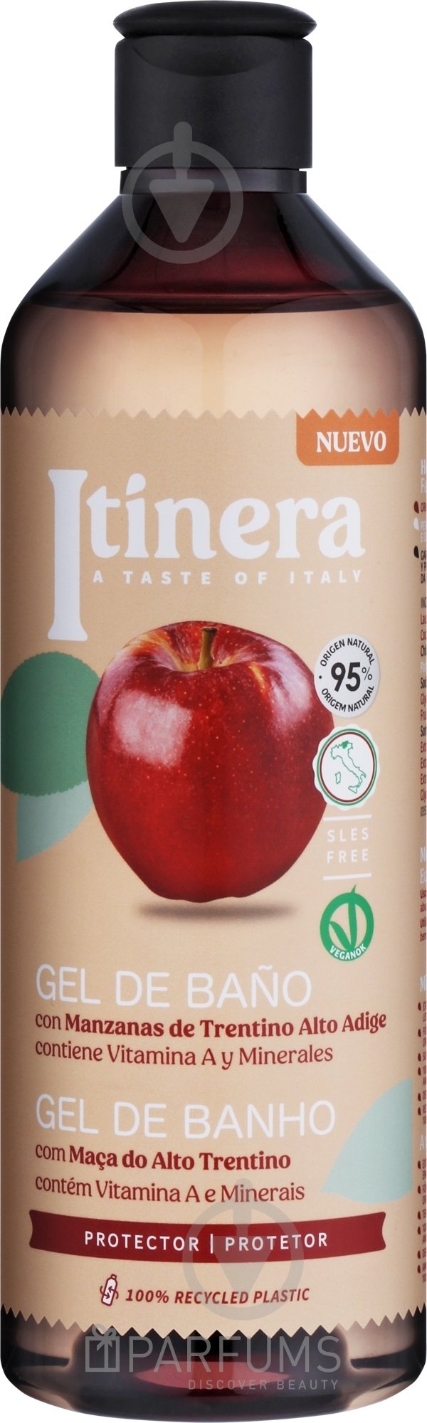 Гель для душа Itinera Яблоко 370 мл - фото 1