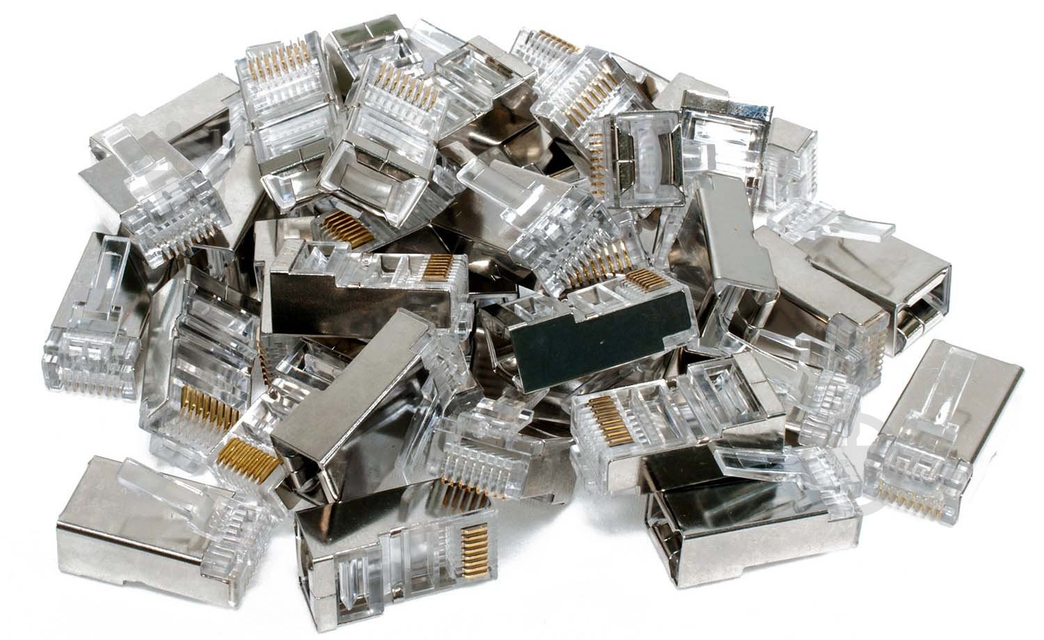 Конектор Patron FTP Cat.5e RJ 45/8P8C 40 шт екранований (RJ-45-8P8C-40-Э) - фото 2