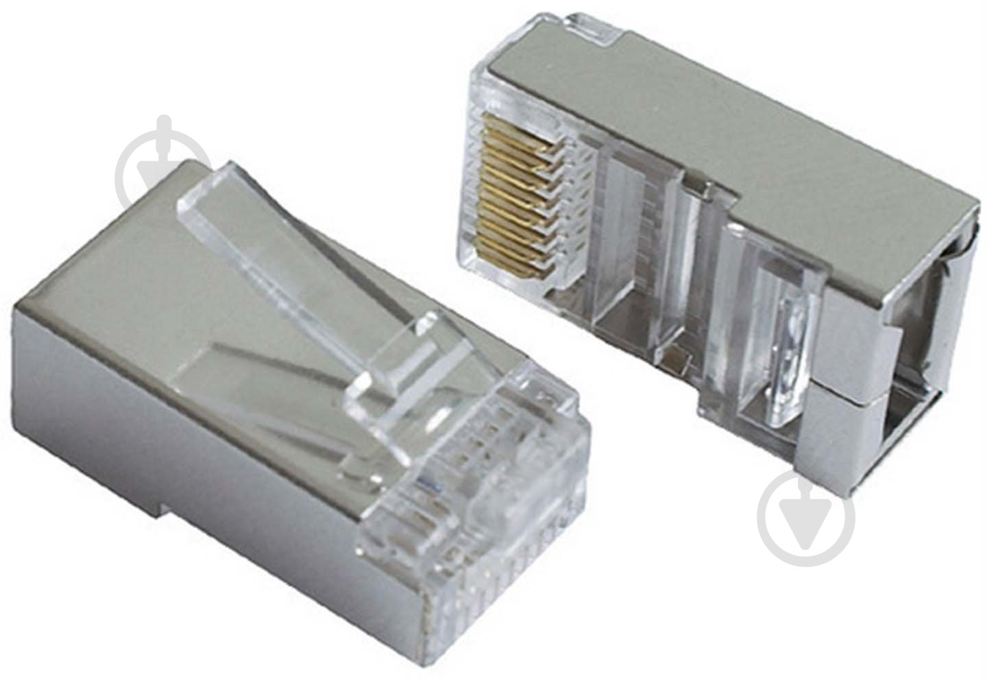 Конектор Patron FTP Cat.5e RJ 45/8P8C 40 шт екранований (RJ-45-8P8C-40-Э) - фото 1