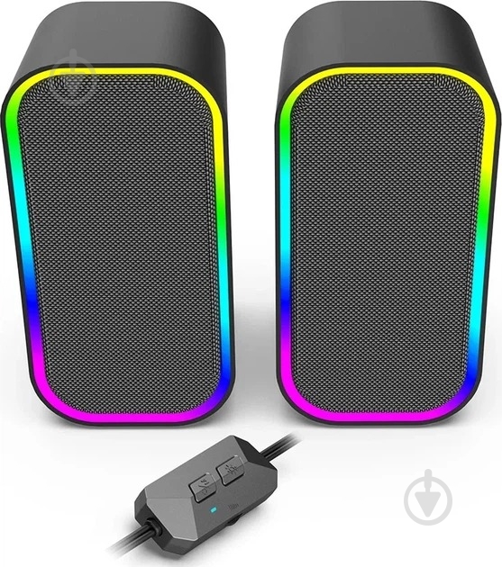 Акустическая система ColorWay Aura USB/Bluetooth CW-SPU02GR 2.0 grey - фото 3