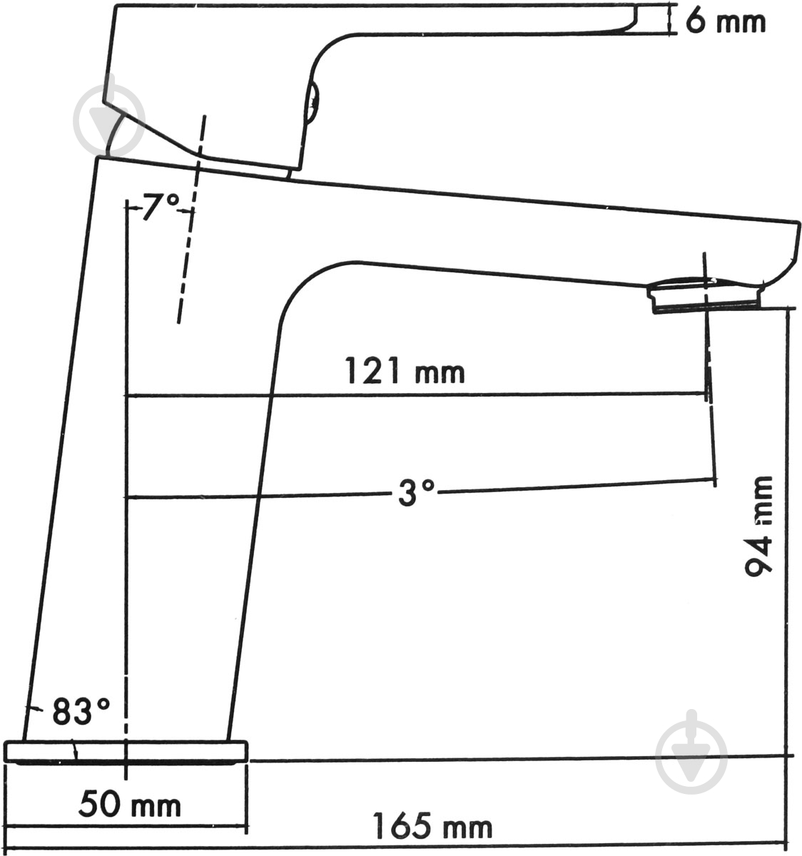 Смеситель для умывальника ScandiSPA Ran FF35310-6 - фото 3
