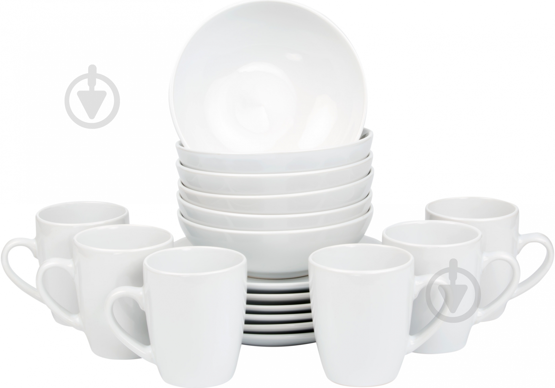 Сервиз столово-чайный Bella Vita Snow 18 предметов на 6 персон - фото 1 Сервиз столово-чайный Bella Vita Snow 18 предметов на 6 персон - фото 1