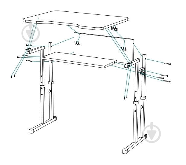 Комплект парта и стул-трансформеры SECTOR DMY-7003 - фото 14
