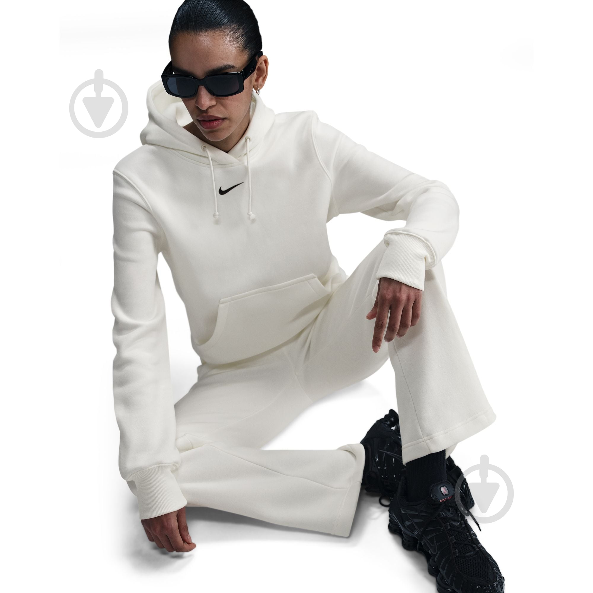 ᐉ Джемпер Nike W NSW PHNX FLC STD PO HOODIE HF6839-133 р.L