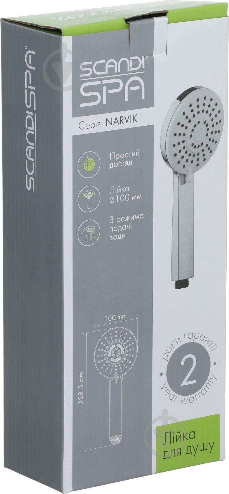 Ручний душ ScandiSPA Narvik FS33037CW - фото 3