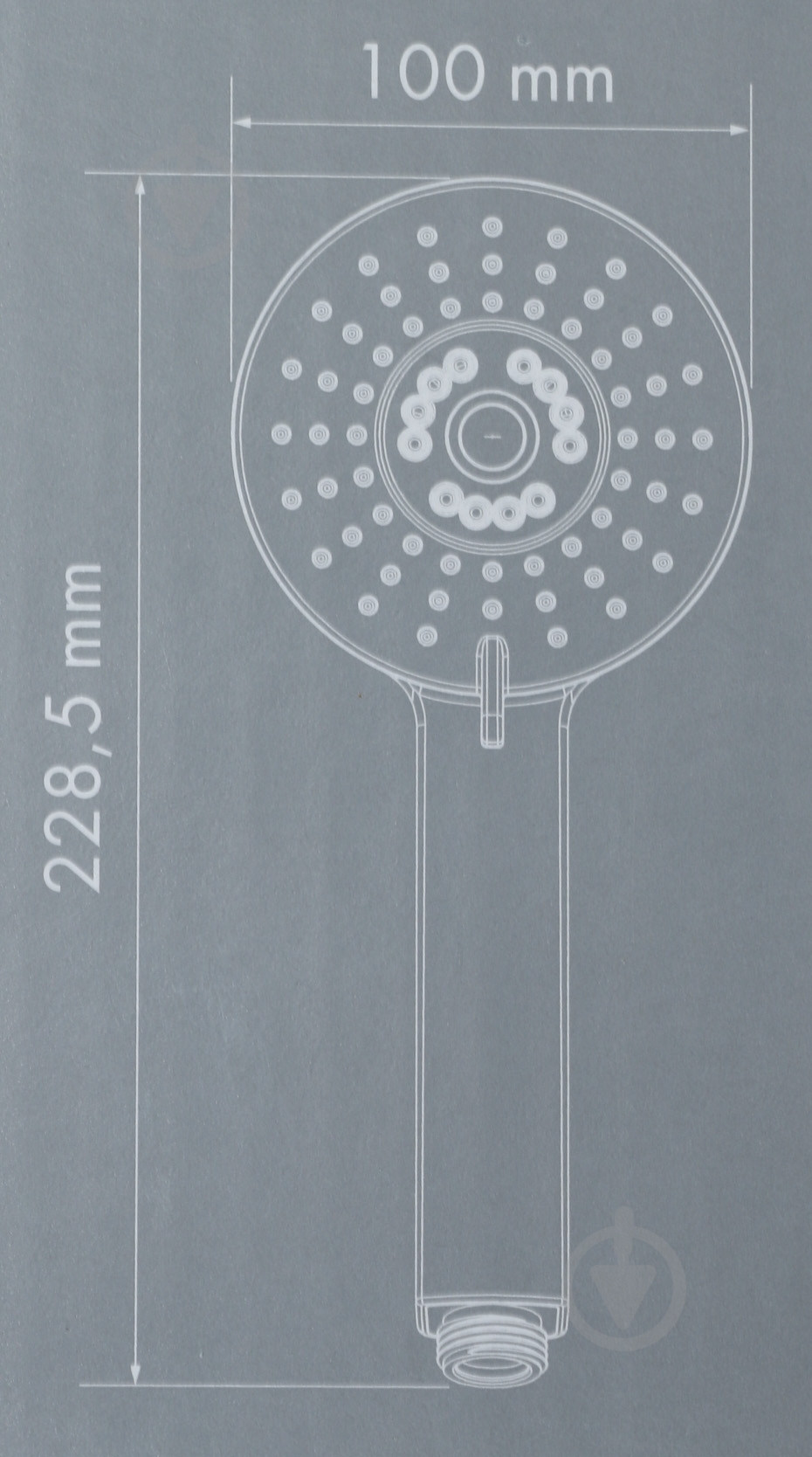 Ручний душ ScandiSPA Narvik FS33037CW - фото 4