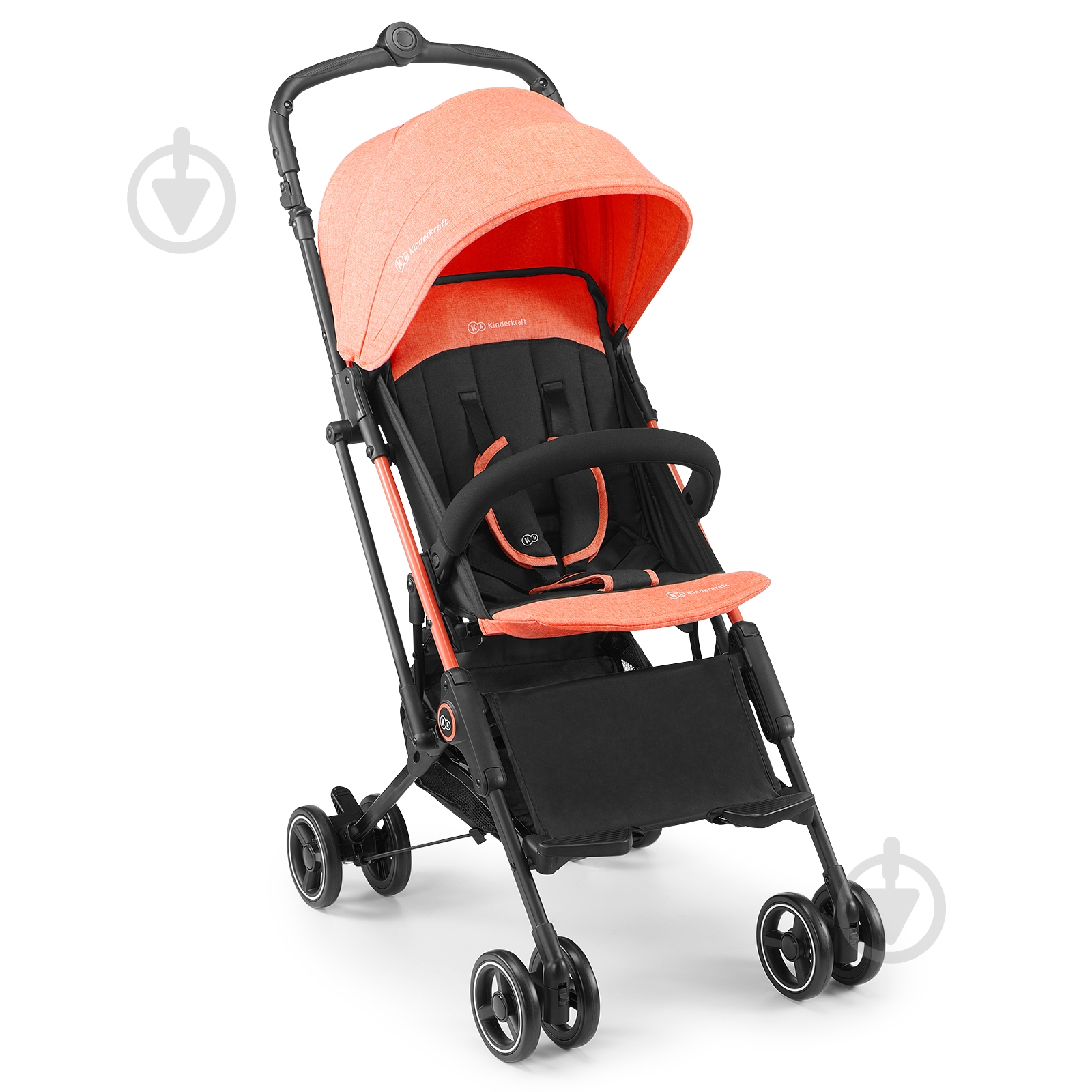 Коляска прогулочная Kinderkraft Mini Dot Coral KKWMINICRL0000 - фото 4