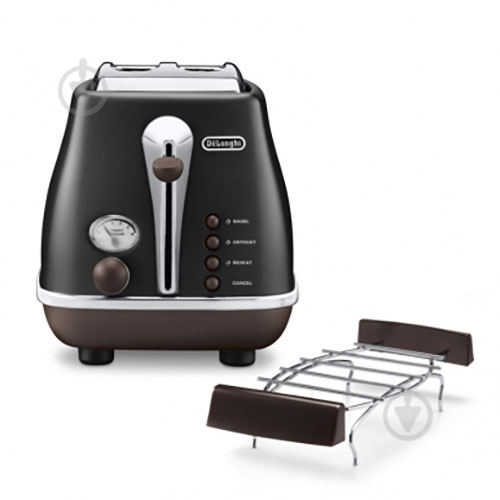 Тостер Delonghi CTIN 2103 BK - фото 2