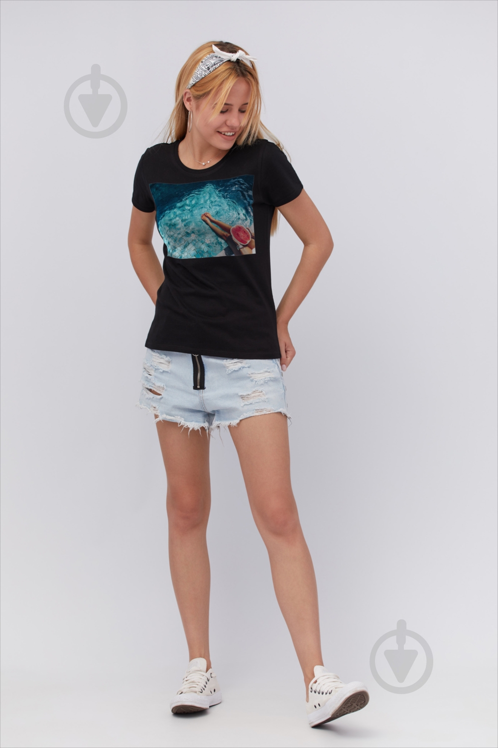 Футболка YAPPI Basic WB1046 р.L чорний - фото 2