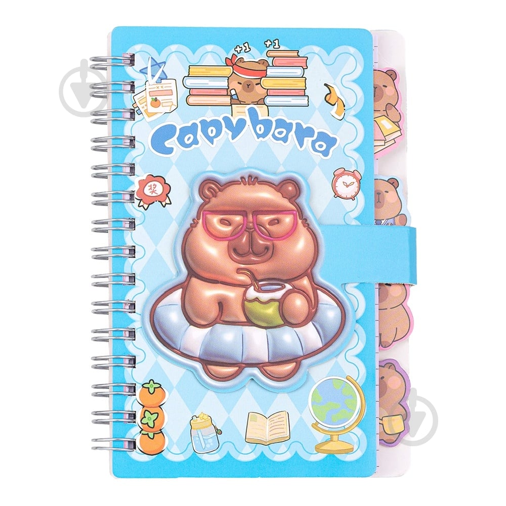 Блокнот Forme Capybara А6 на магните KIDS Line - фото 1 Блокнот Forme Capybara А6 на магните KIDS Line - фото 1