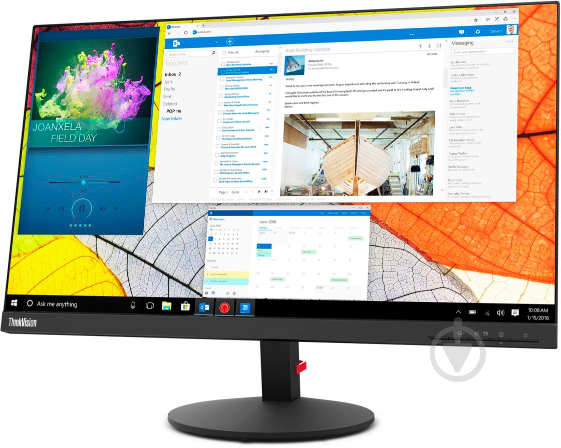 Монітор Lenovo ThinkVision S24Q-10 23,8" (61E7GAT1/61E7GAR1) - фото 3