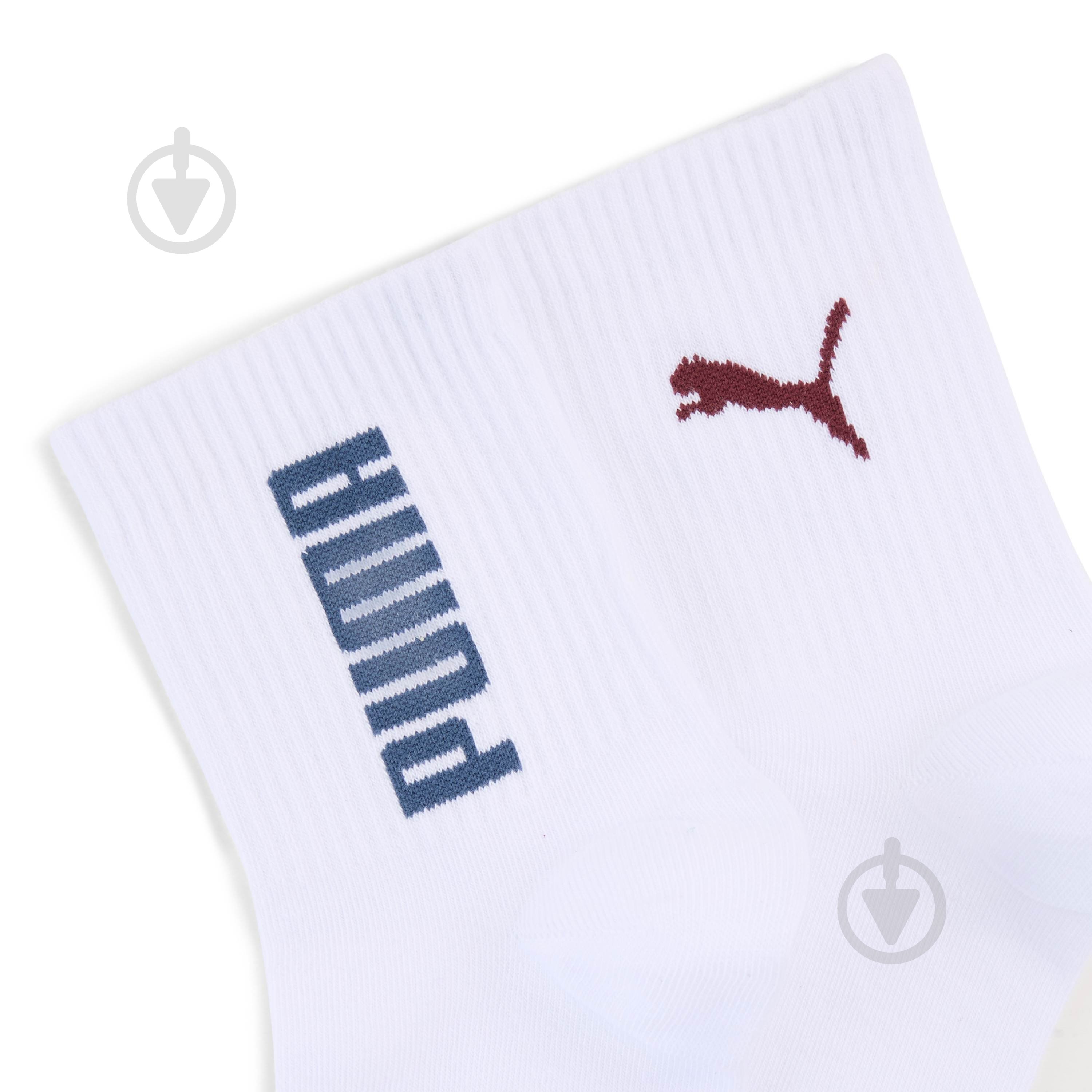 Носки Puma UNISEX RIB LOGO SHORT SOCK 3P 94721603 р.35-38 белый - фото 2 Носки Puma UNISEX RIB LOGO SHORT SOCK 3P 94721603 р.35-38 белый - фото 2