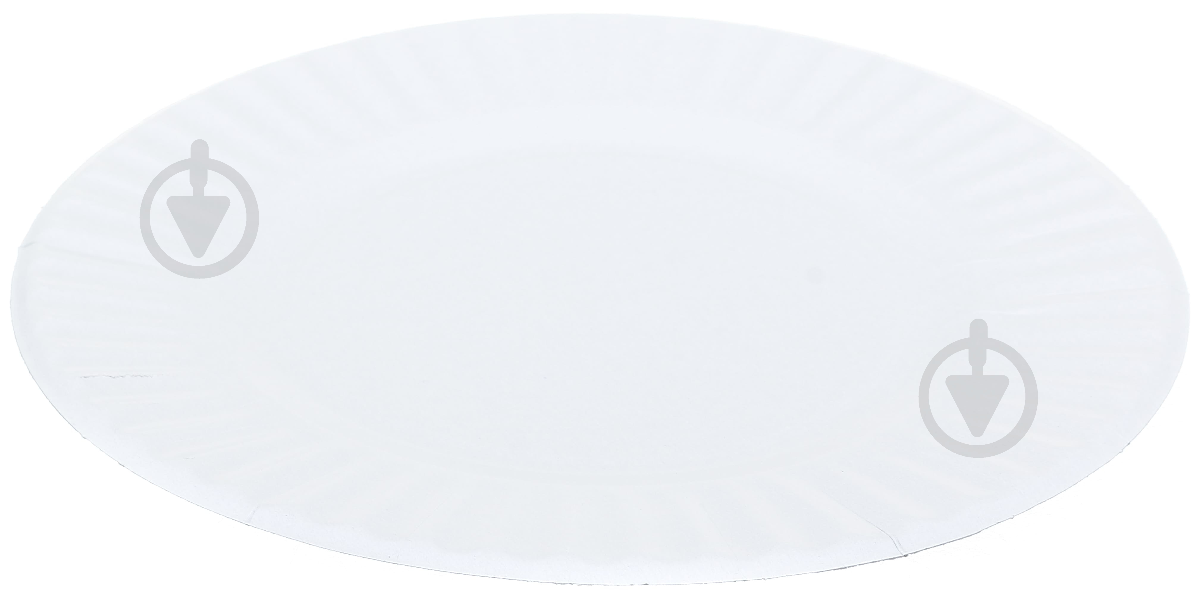 Тарелка одноразовая бумажная белая Weekend 100 шт. - фото 3