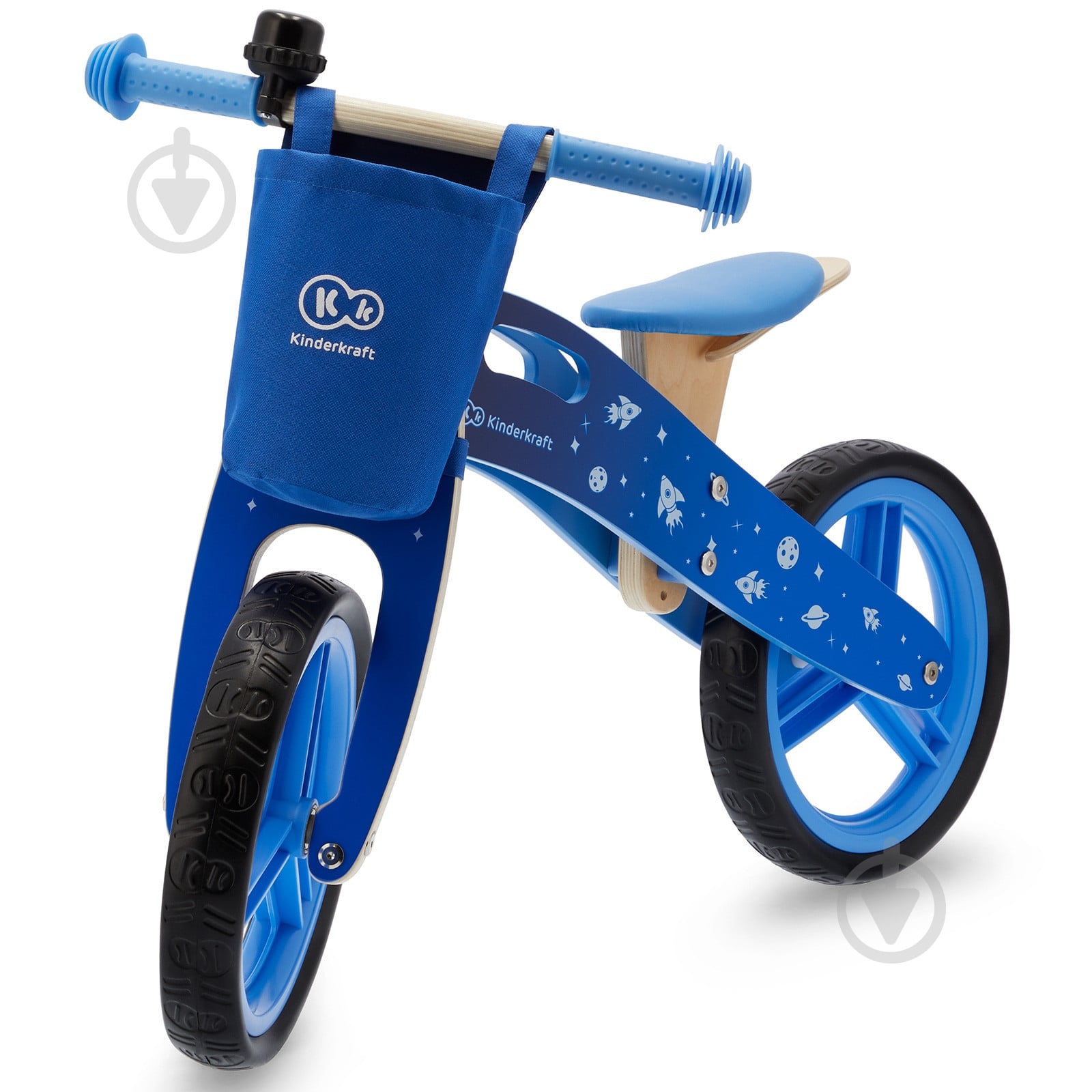 Беговел Kinderkraft Runner Космический синий KKRRUNGBLU00AC - фото 4