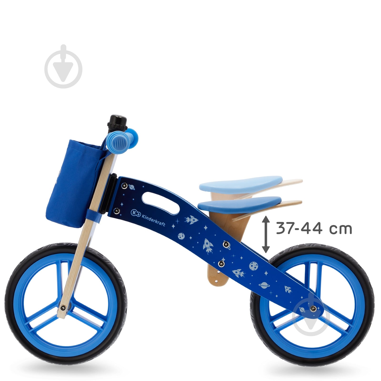Беговел Kinderkraft Runner Космический синий KKRRUNGBLU00AC - фото 7
