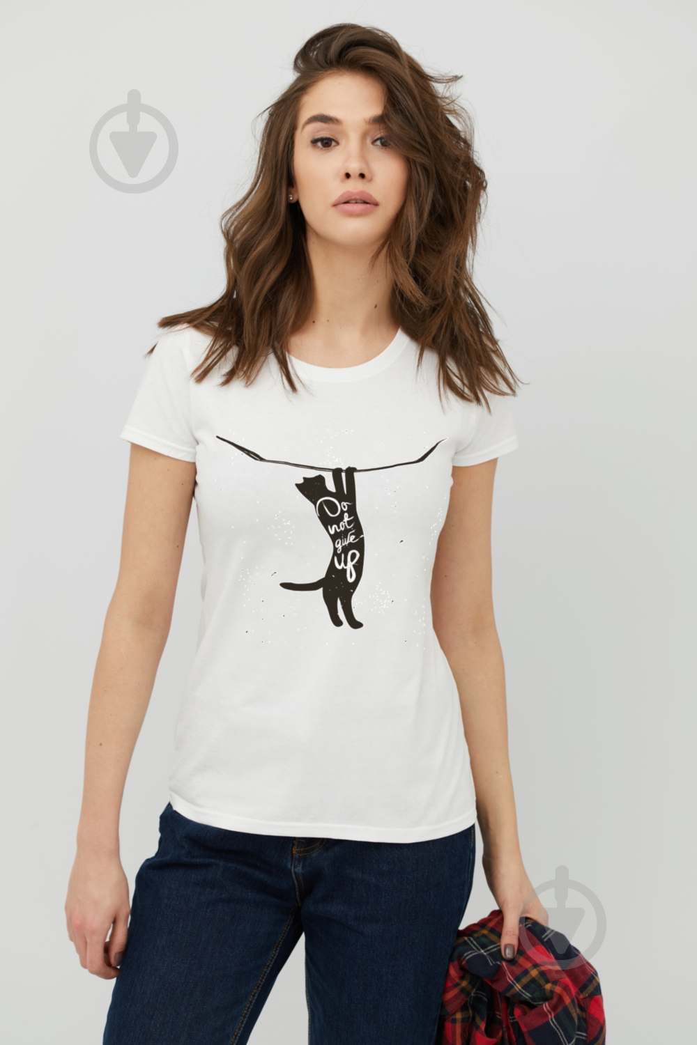 Футболка YAPPI Basic WW1029 р.S білий - фото 1