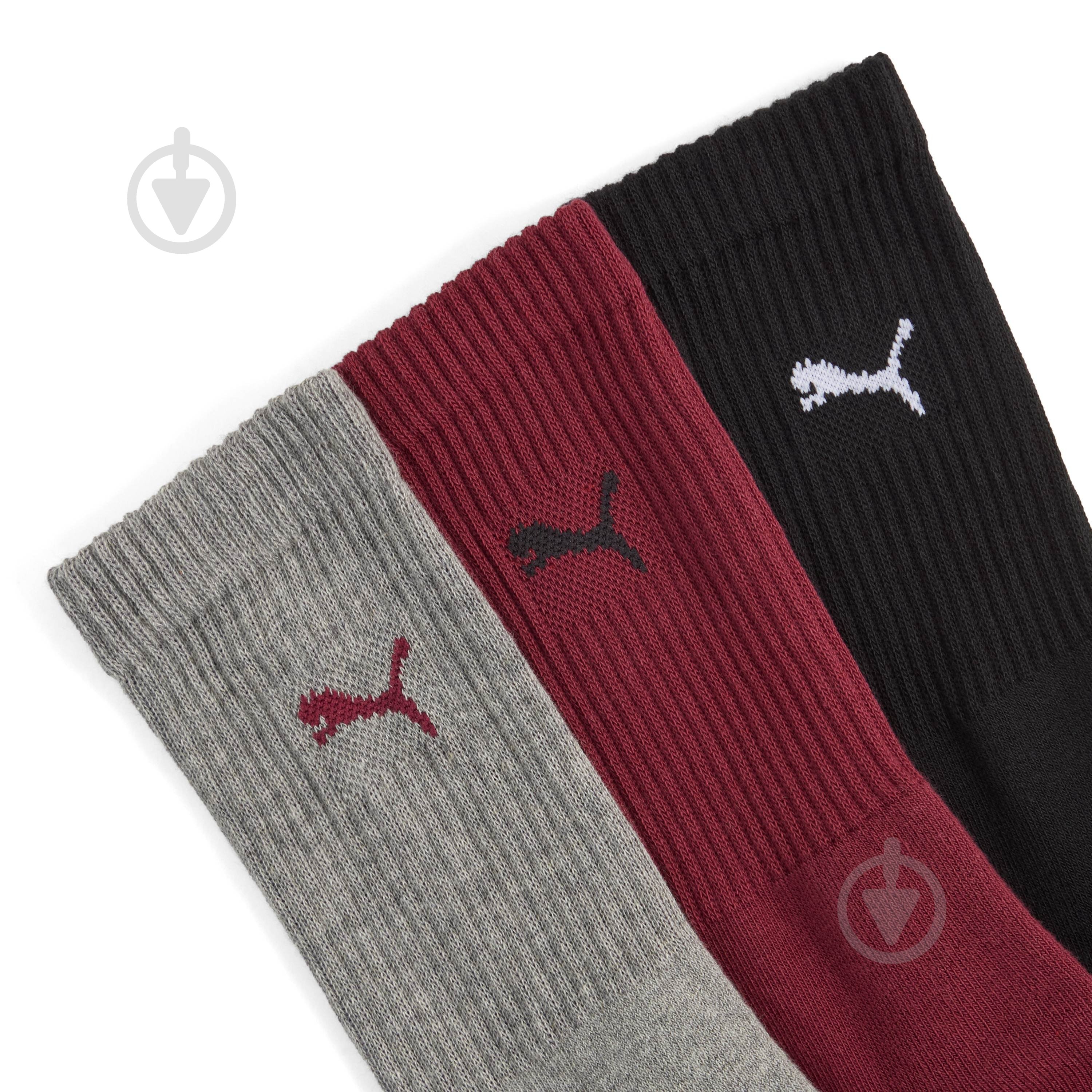 Носки Puma UNISEX CREW SOCK 3P 88035537 р.35-38 красный - фото 2 Носки Puma UNISEX CREW SOCK 3P 88035537 р.35-38 красный - фото 2
