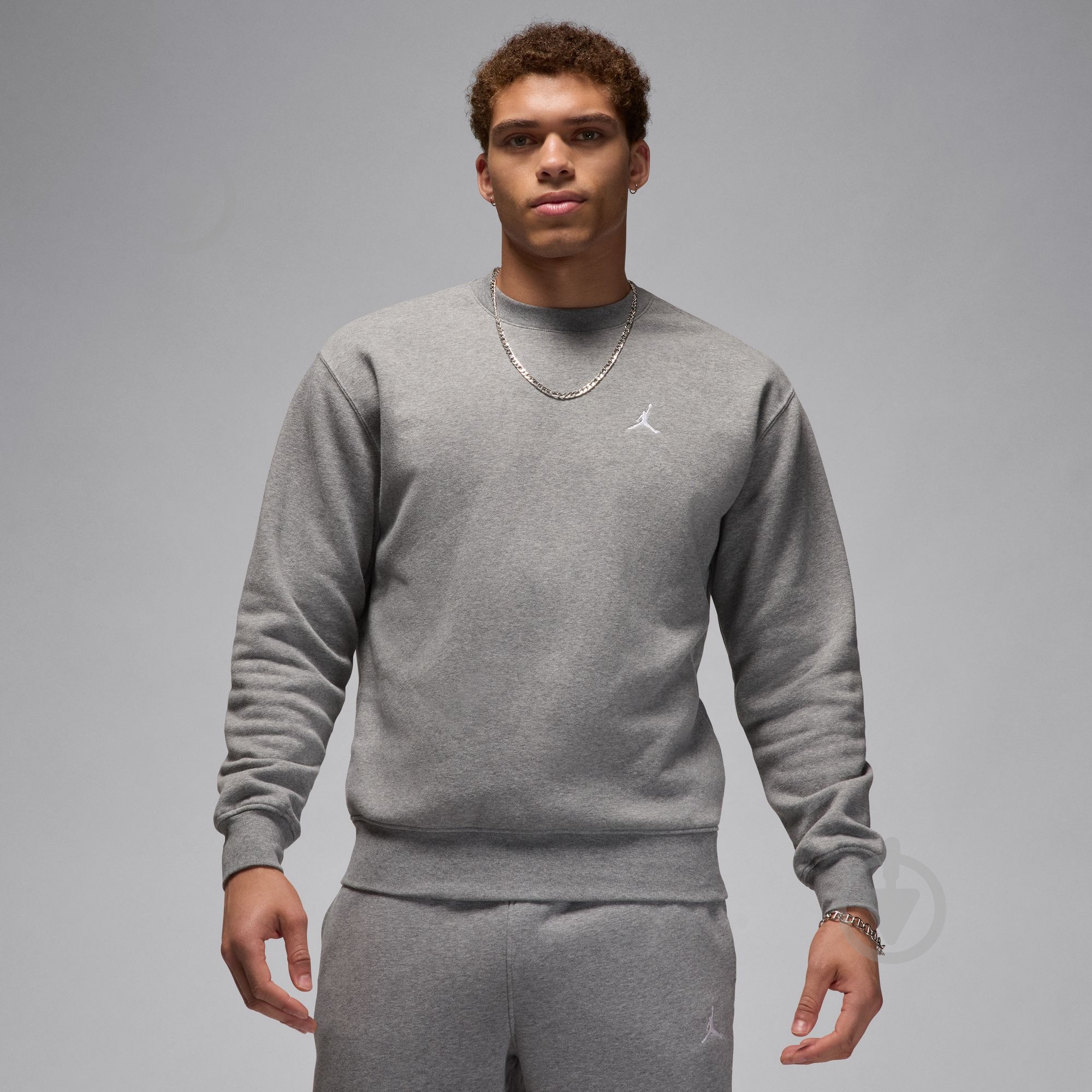 ᐉ Свитшот Jordan M J BRKLN FLC CREW FV7293-091 р.2XL серый