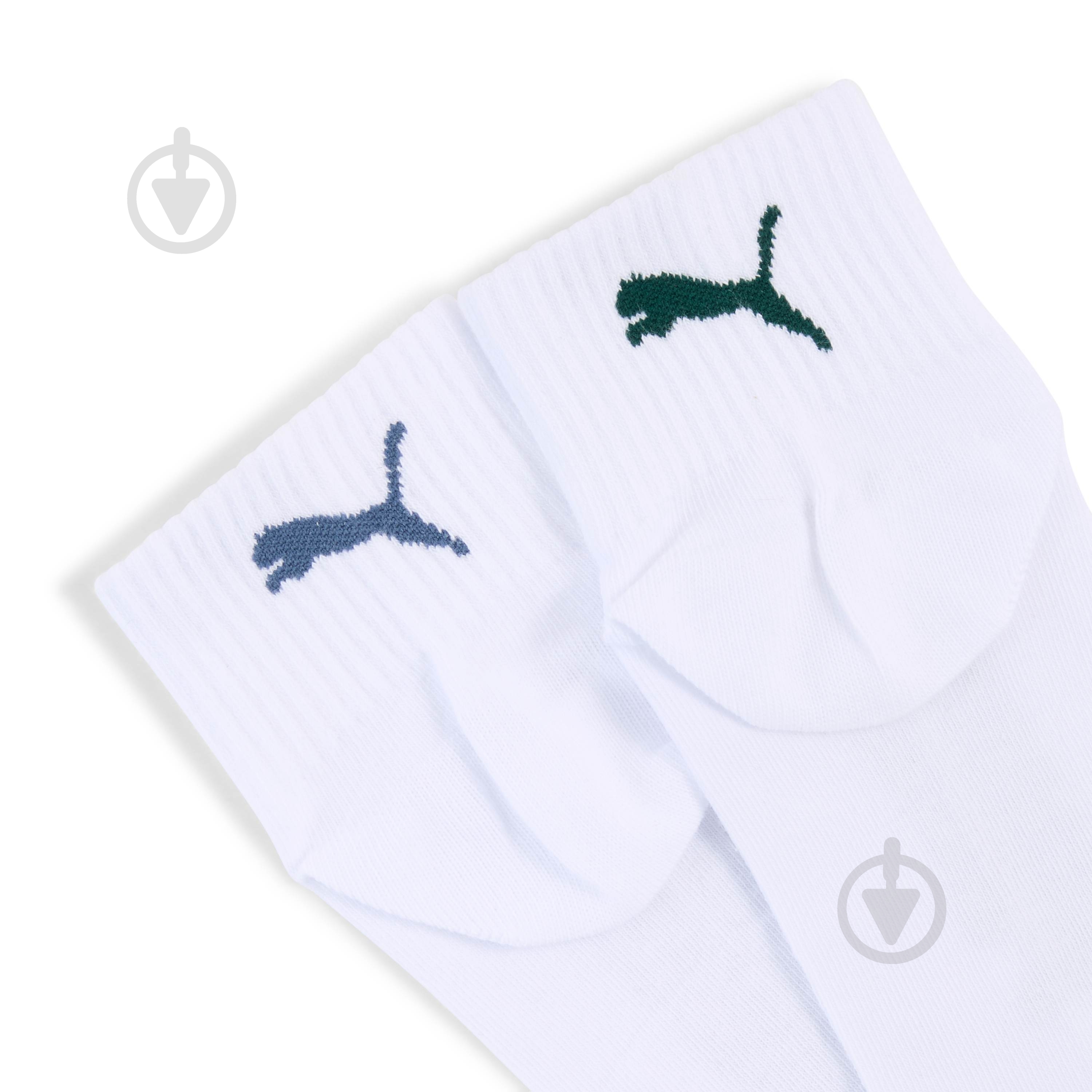 Носки Puma UNISEX RIB LOGO QUARTER 3P 94721803 р.39-42 белый - фото 2 Носки Puma UNISEX RIB LOGO QUARTER 3P 94721803 р.39-42 белый - фото 2