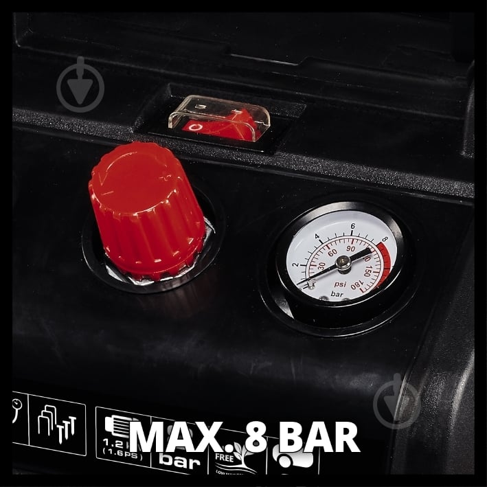 Компрессор Einhell TC-AC 190/6/8 OF 4020655 - фото 4