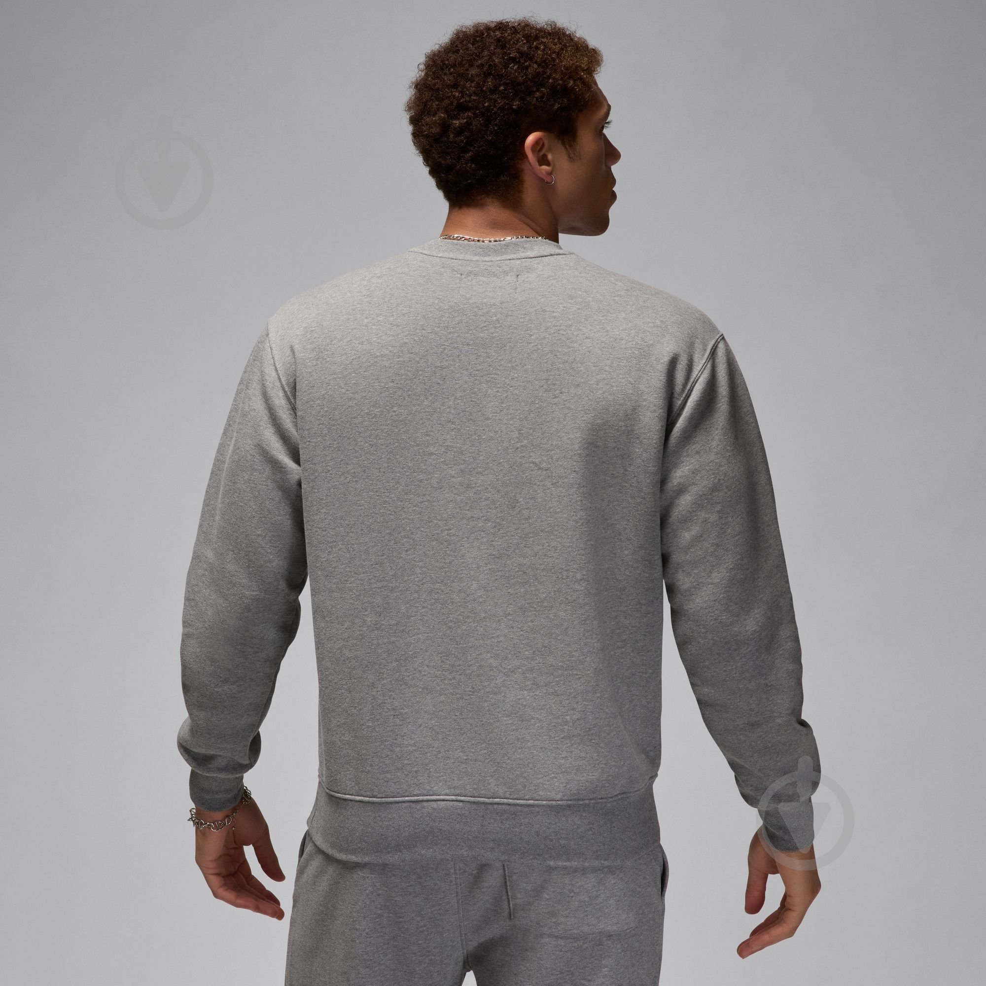 Свитшот Jordan M J BRKLN FLC CREW FV7293-091 р.L серый - фото 2 Свитшот Jordan M J BRKLN FLC CREW FV7293-091 р.L серый - фото 2