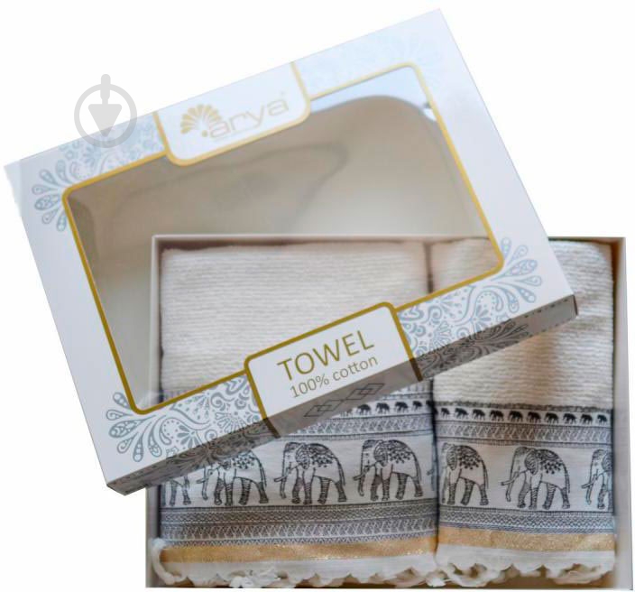 Набор полотенец Luck кремовый Arya - фото 5