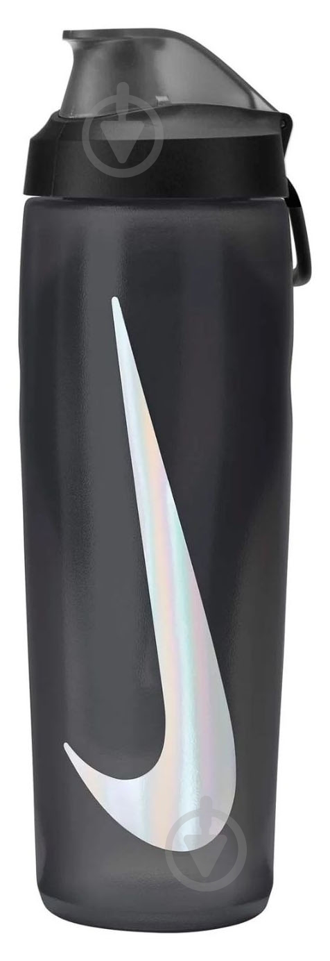 Бутылка спортивная Nike REFUEL BOTTLE чорная - фото 1 Бутылка спортивная Nike REFUEL BOTTLE чорная - фото 1