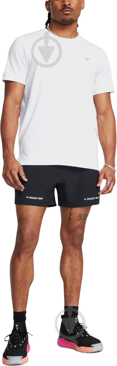 Шорти Under Armour PJT ROCK ULTIMATE 5 TRAINING SHORT 1384217-001 р. XL чорний - фото 6