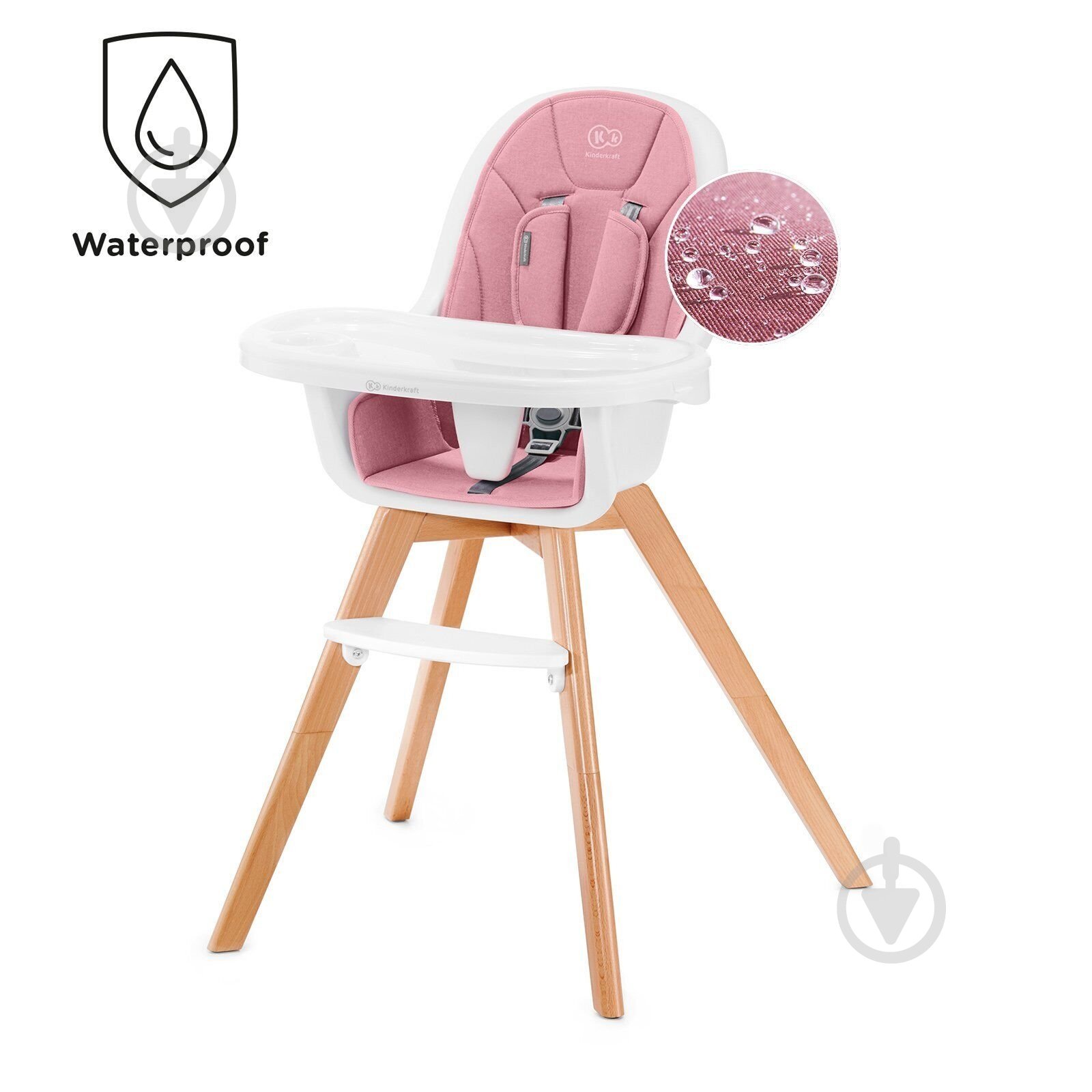 Стульчик для кормления Kinderkraft Tixi Pink (KKKTIXIPNK0000) - фото 2