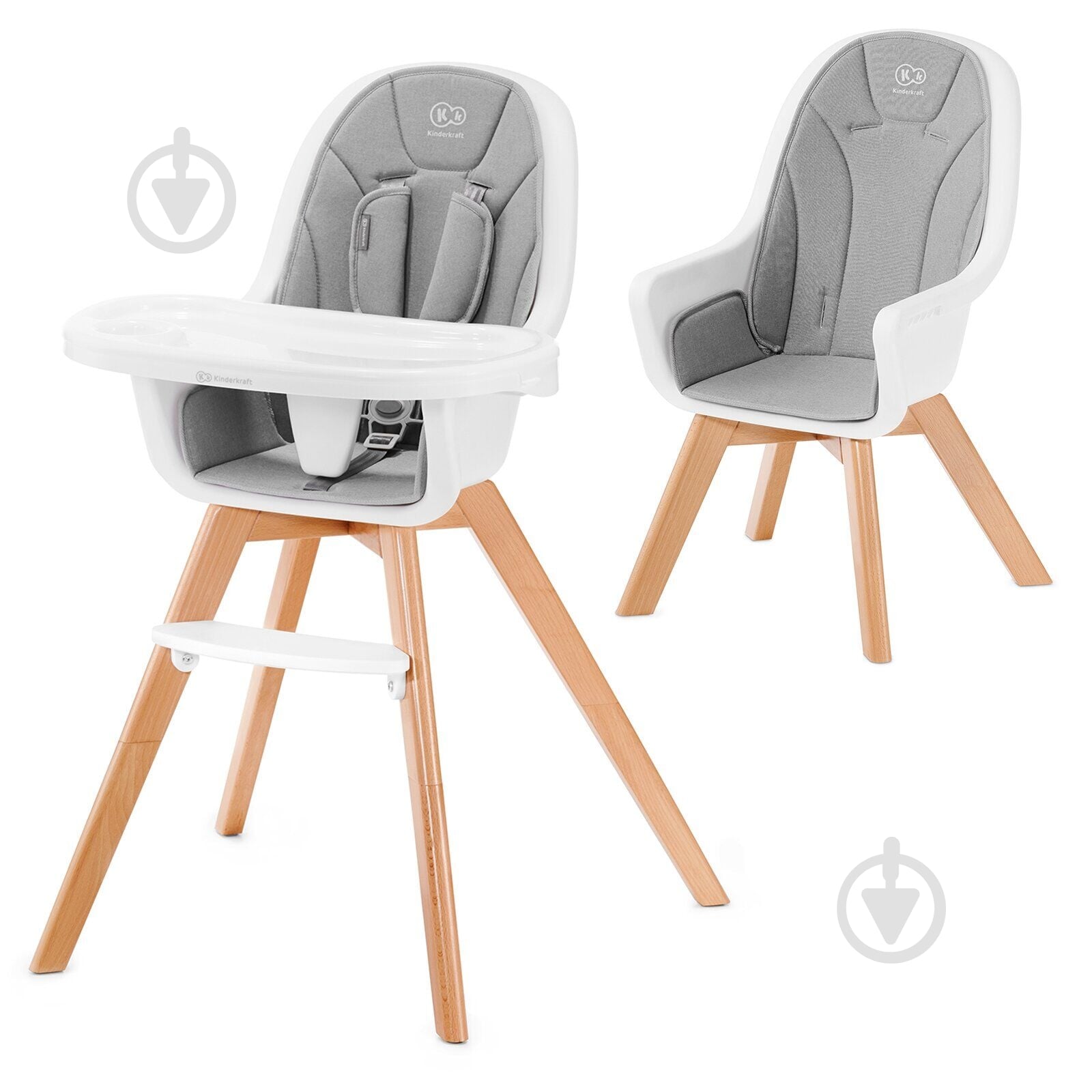 Стульчик для кормления Kinderkraft Tixi Gray (KKKTIXIGRY0000) - фото 1
