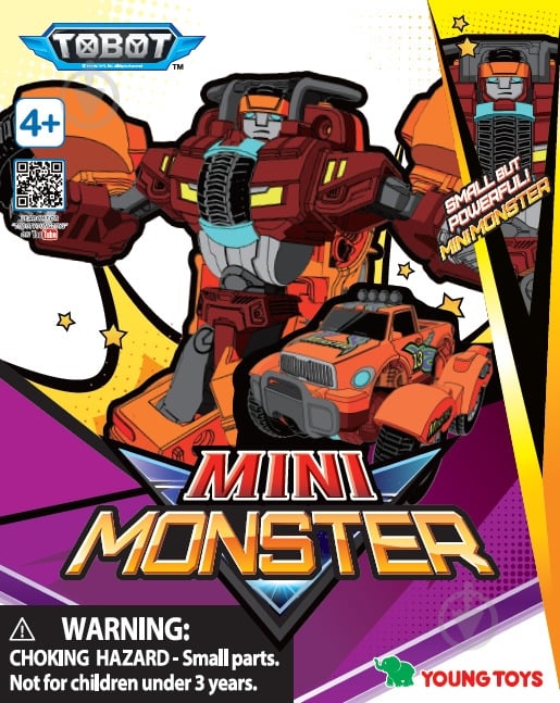 Игрушка-трансформер мини Tobot Монстр НП 301209 - фото 1 Игрушка-трансформер мини Tobot Монстр НП 301209 - фото 1