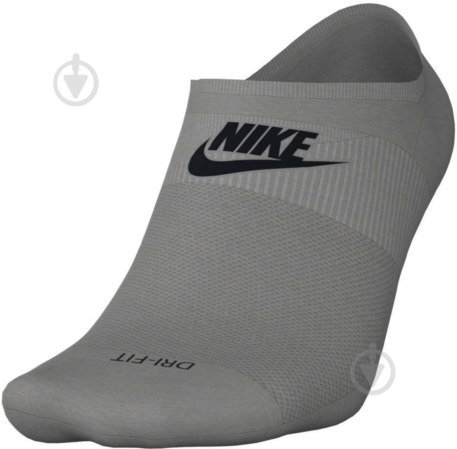 Носки Nike EVERYDAY PLUS CUSHIONED DN3314-063 р.42-46 серый 3 пари шт. - фото 3